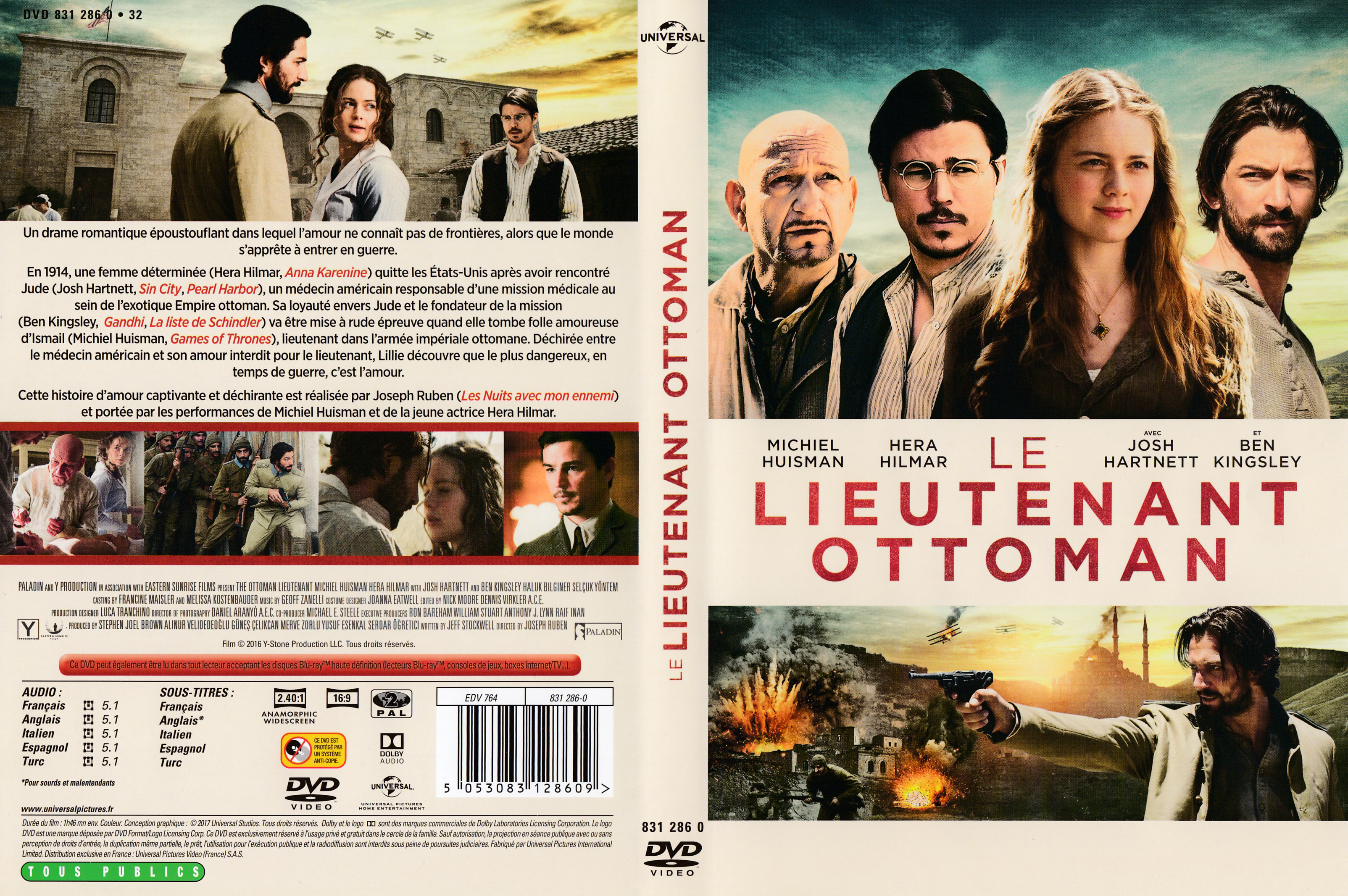 Jaquette DVD Le Lieutenant Ottoman