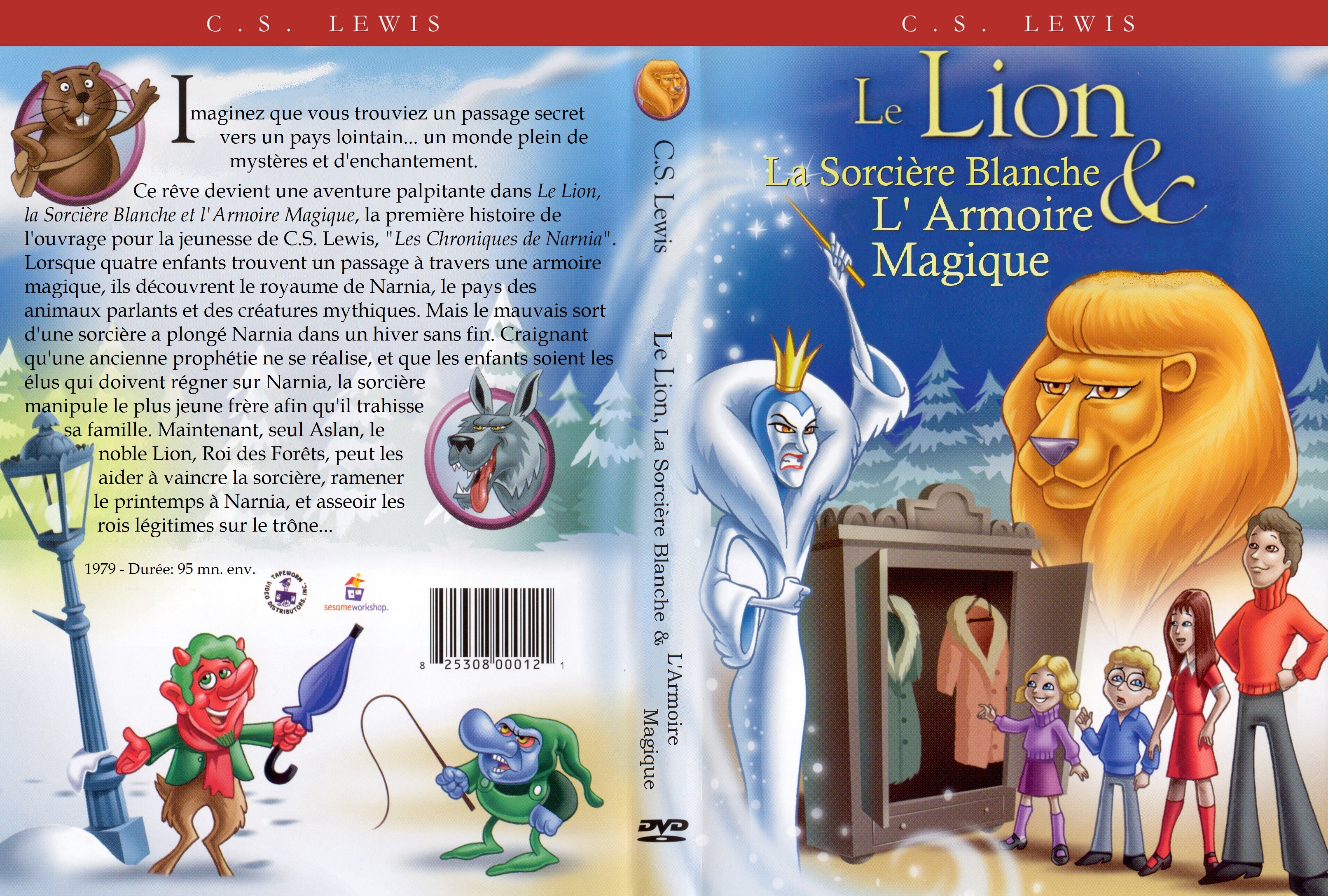 Jaquette DVD Le Lion La Sorciere Blanche et L