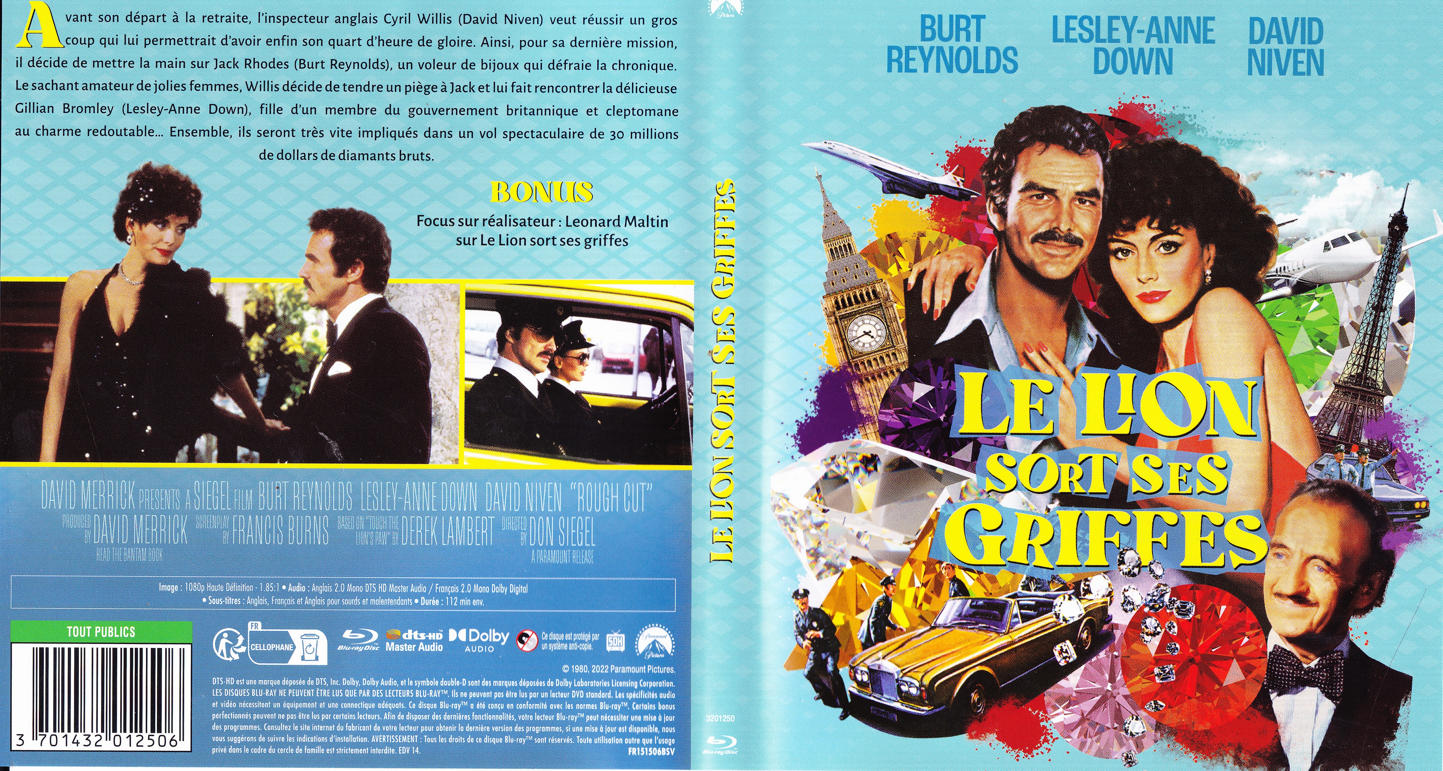 Jaquette DVD Le Lion sort ses griffes (BLU-RAY)