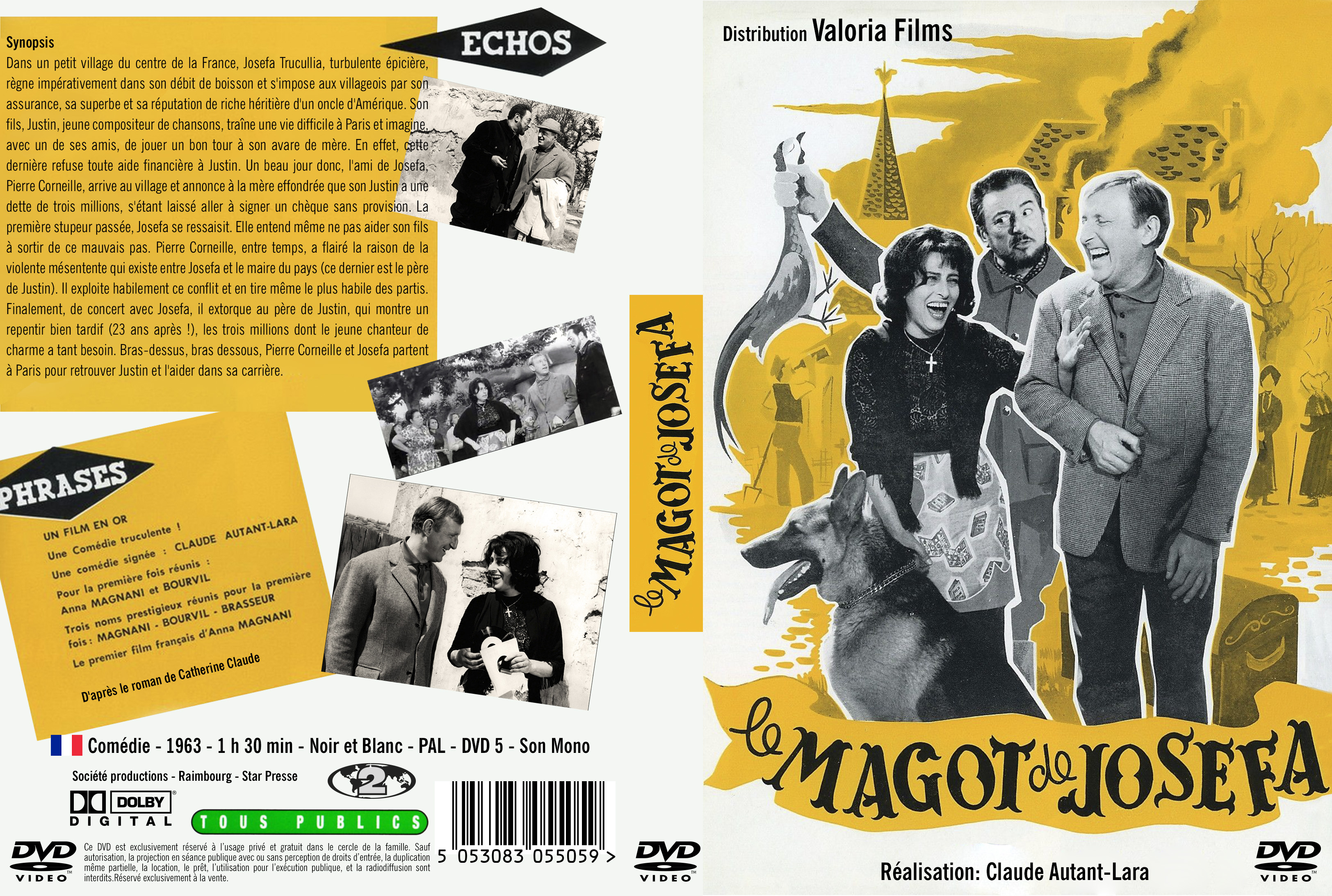Jaquette DVD Le Magot de Josefa custom
