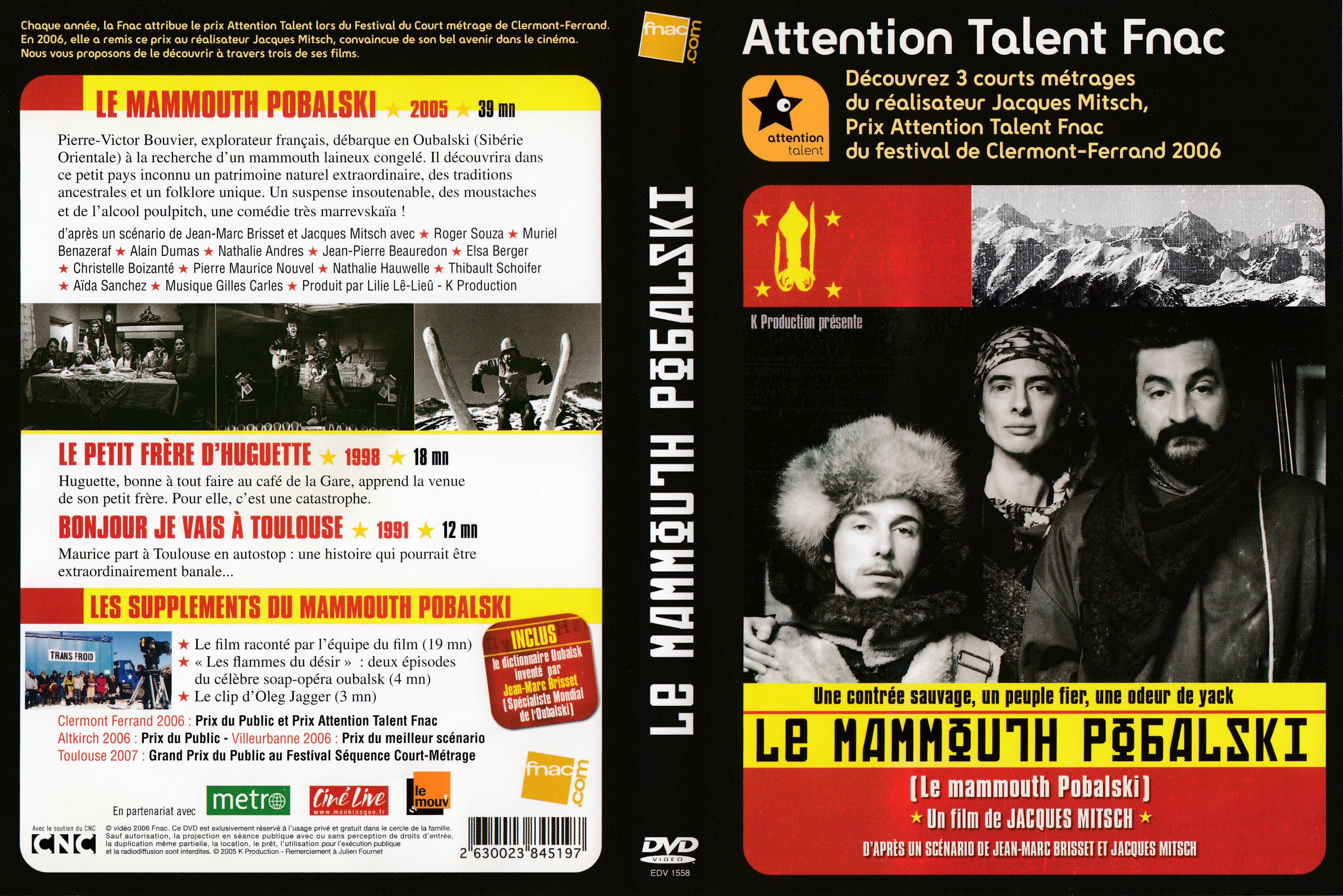 Jaquette DVD Le Mammouth Pobalski