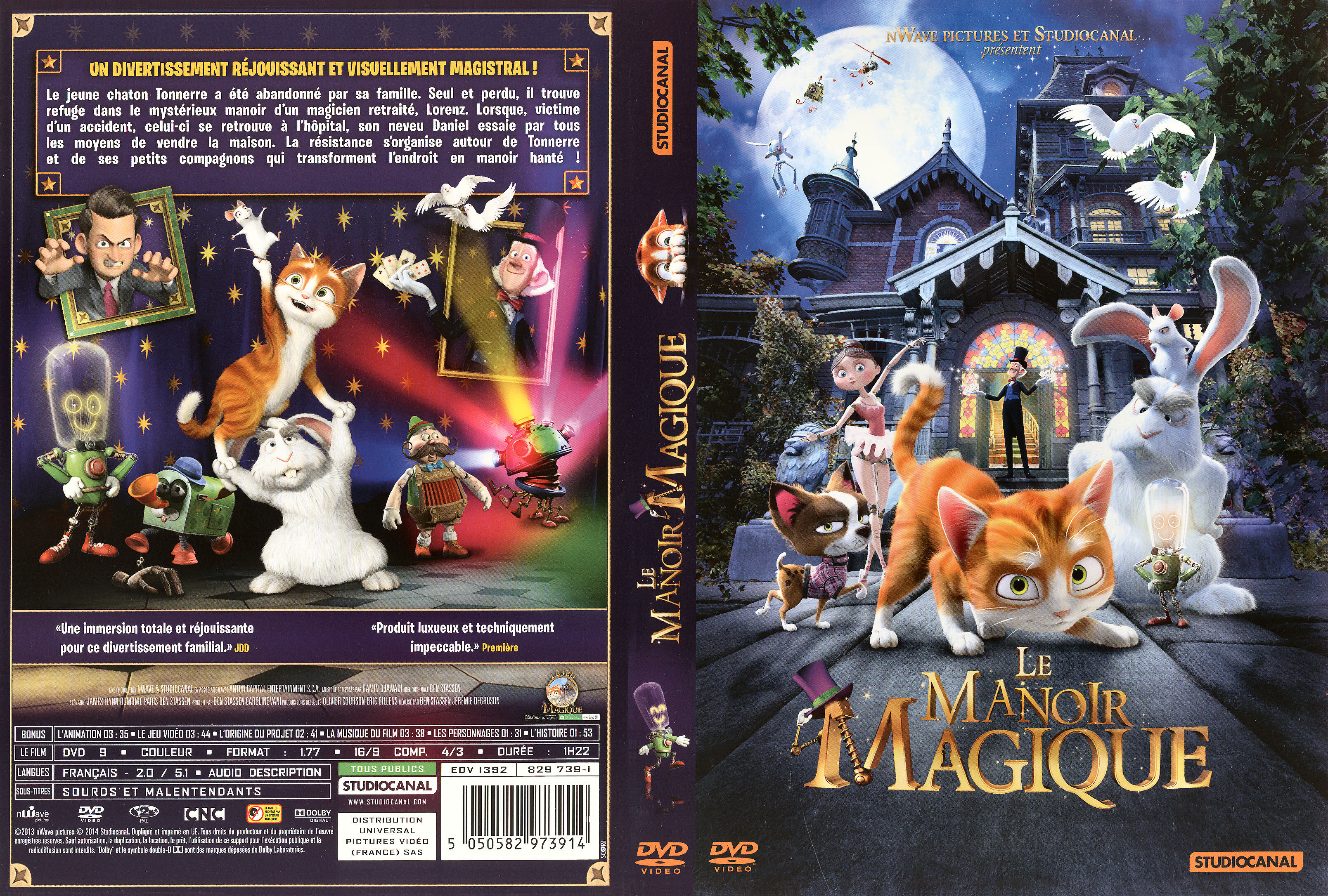 Jaquette DVD Le Manoir magique