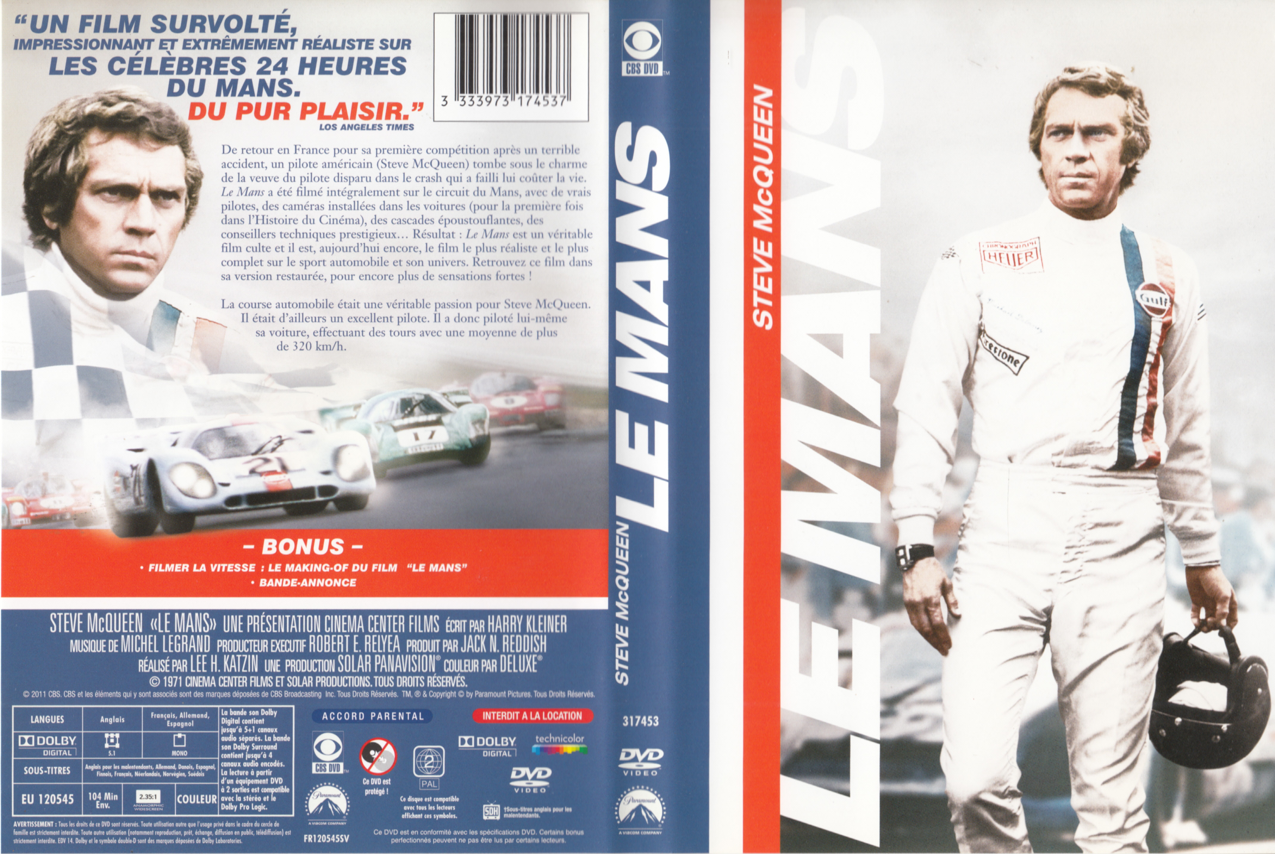 Jaquette DVD Le Mans v2