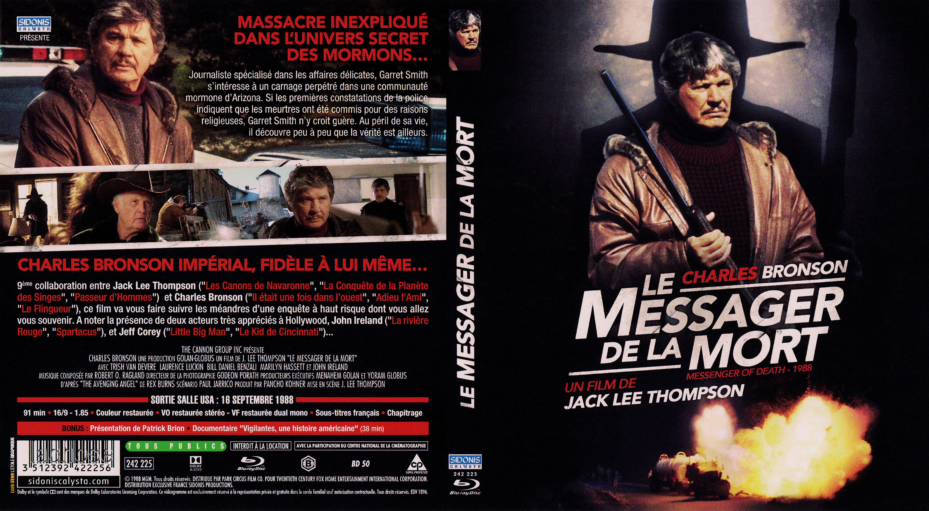 Jaquette DVD Le Messager de la mort (BLU-RAY)