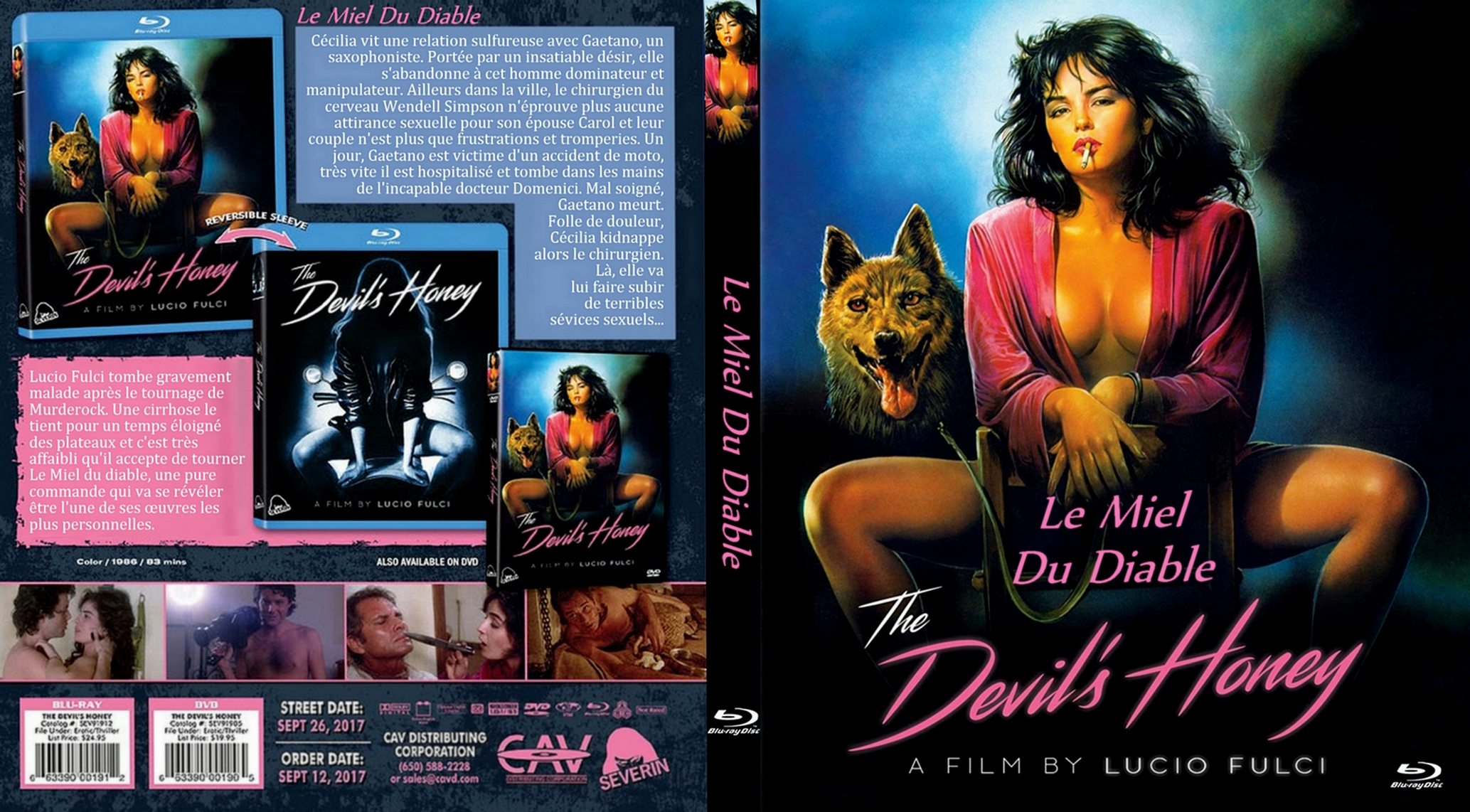 Jaquette DVD Le Miel Du Diable custom (BLU-RAY)