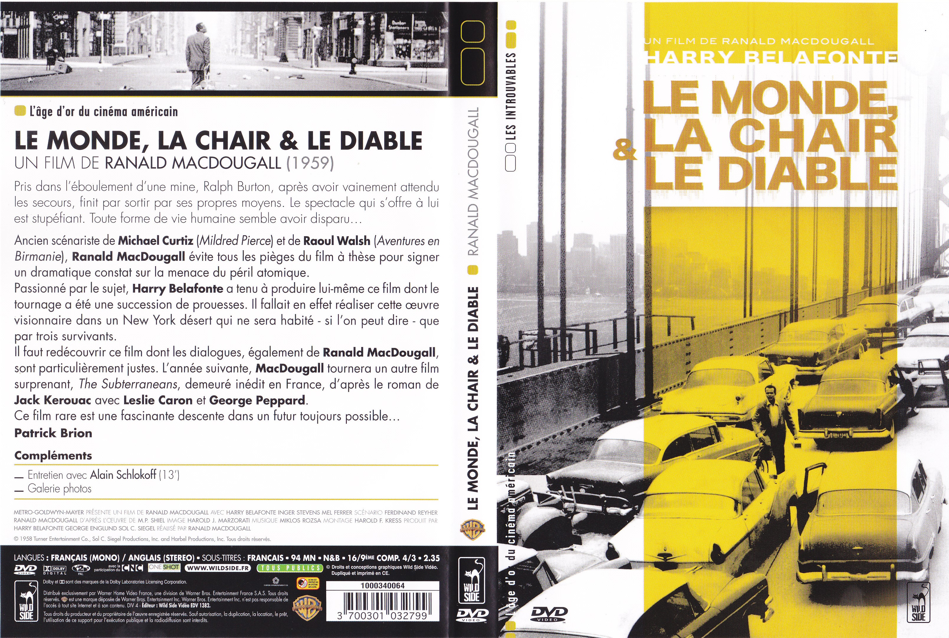 Jaquette DVD Le Monde, la Chair & le Diable