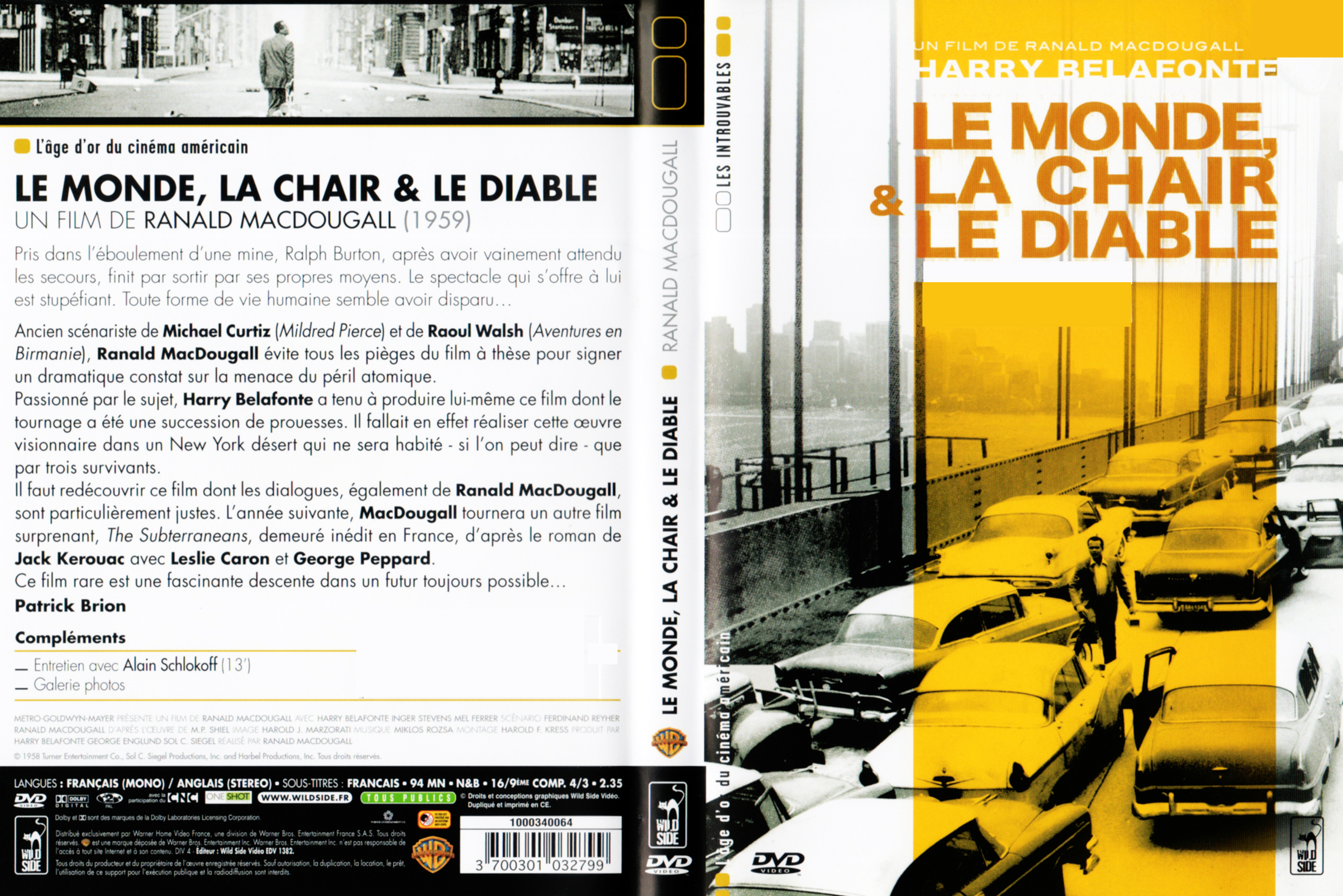 Jaquette DVD Le Monde, la chair et le diable