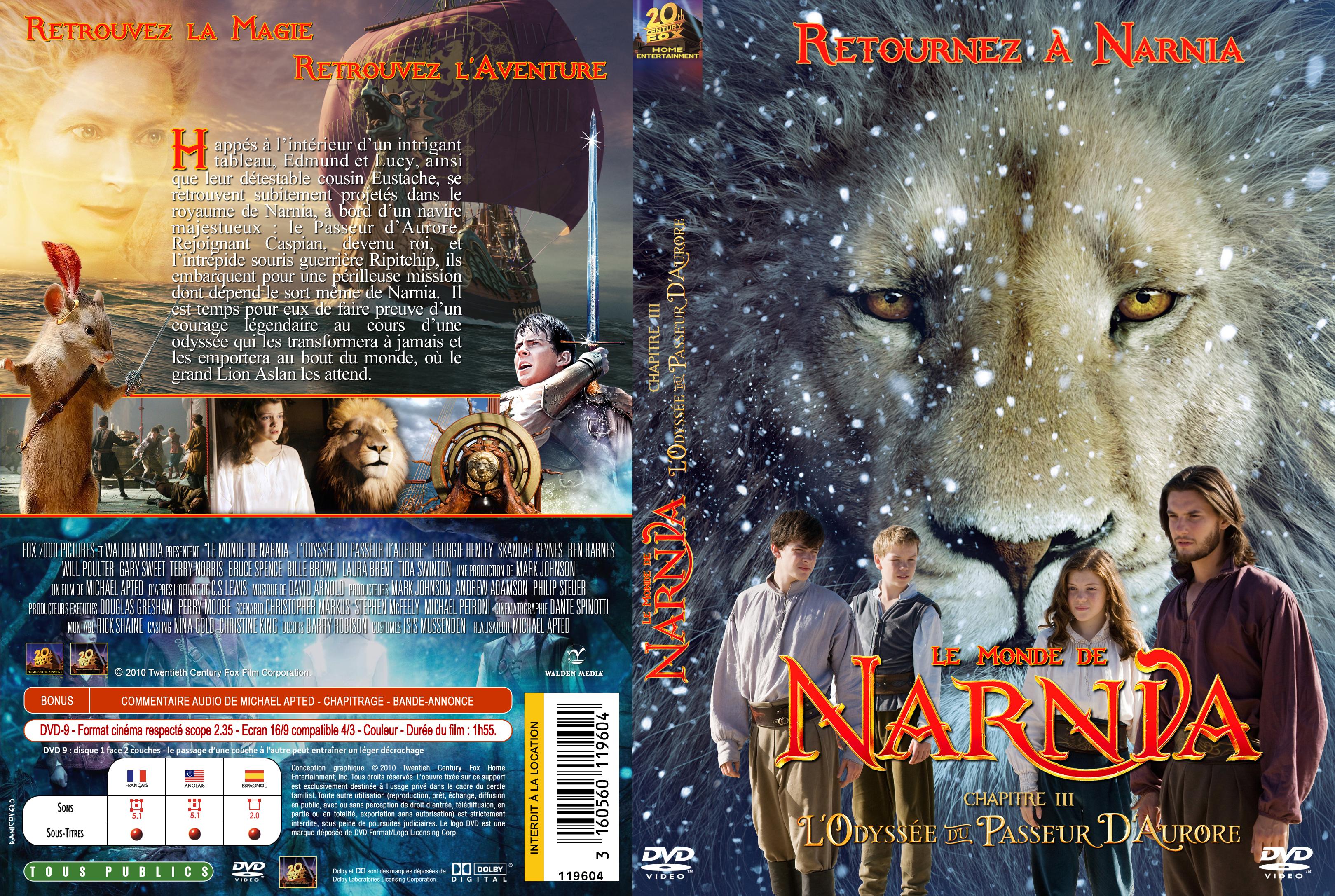 Jaquette DVD Le Monde de Narnia : L