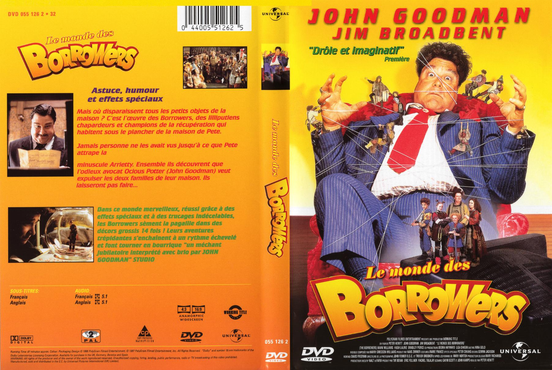 Jaquette DVD Le monde des Borrowers