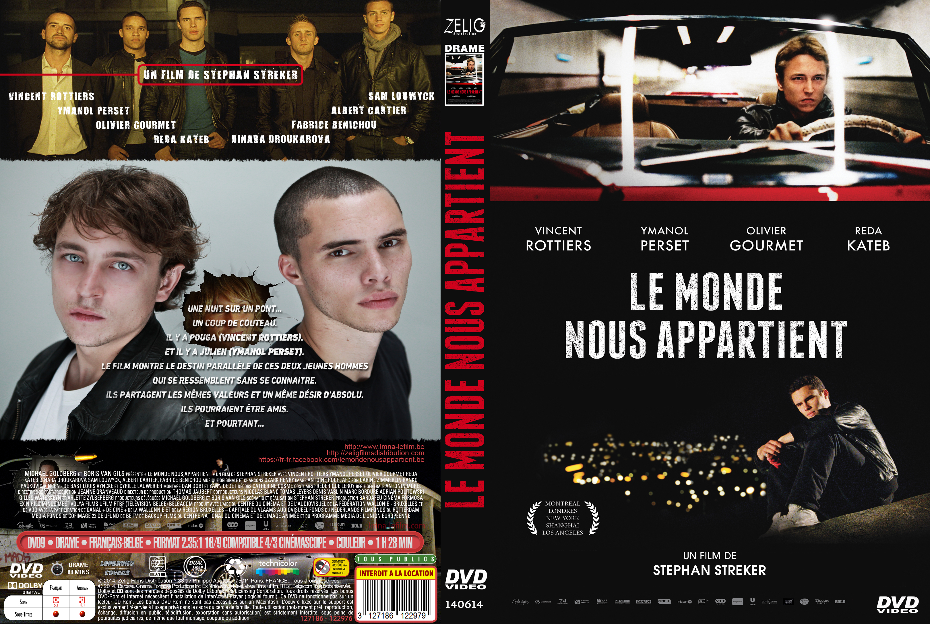Jaquette DVD Le Monde nous appartient custom