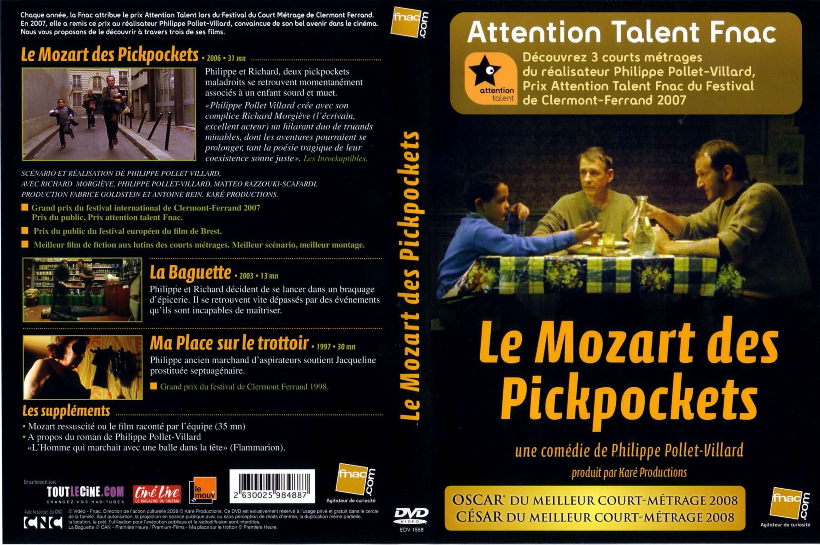 Jaquette DVD Le Mozart des pickpockets