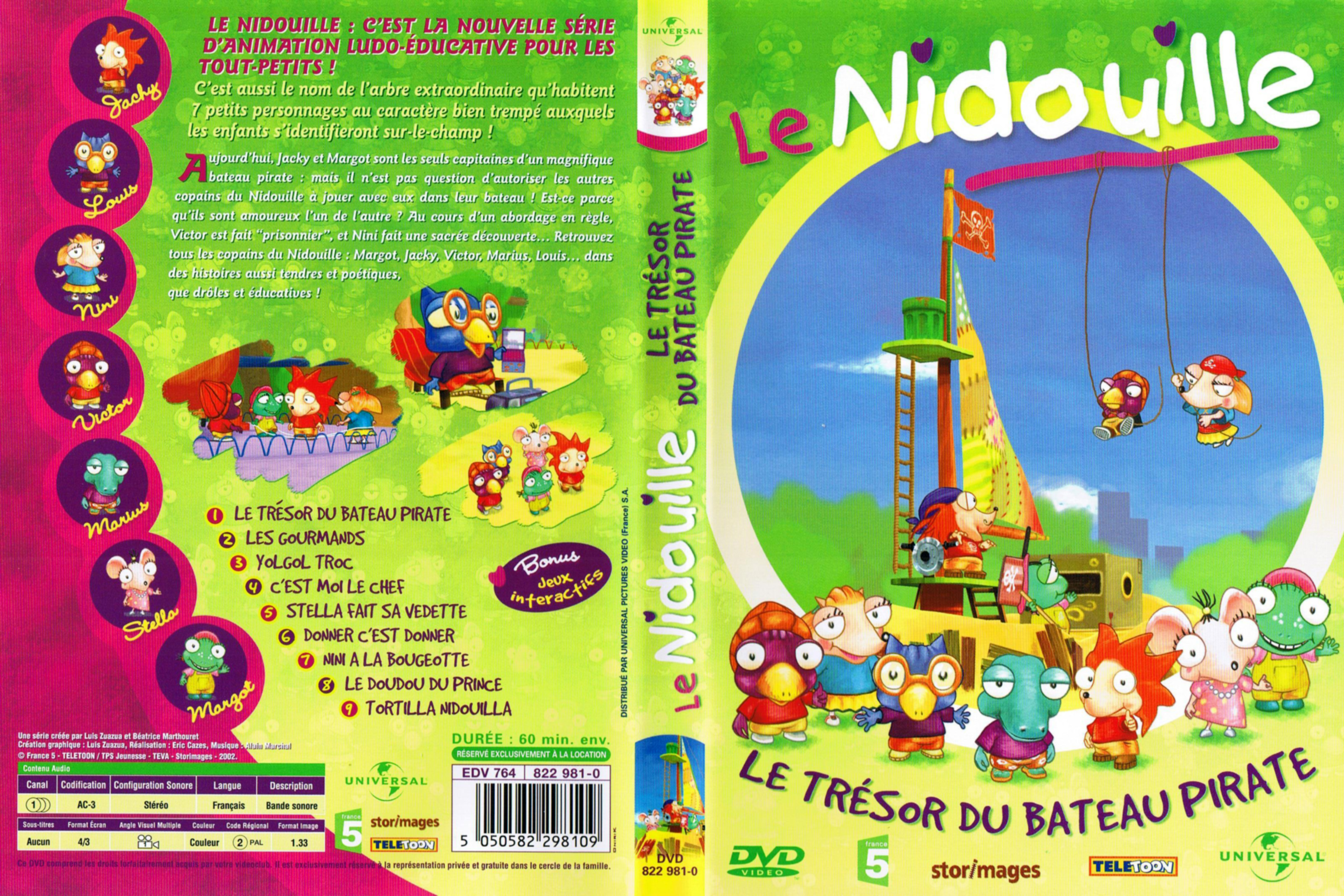 Jaquette DVD Le Nidouille et le bateau pirate
