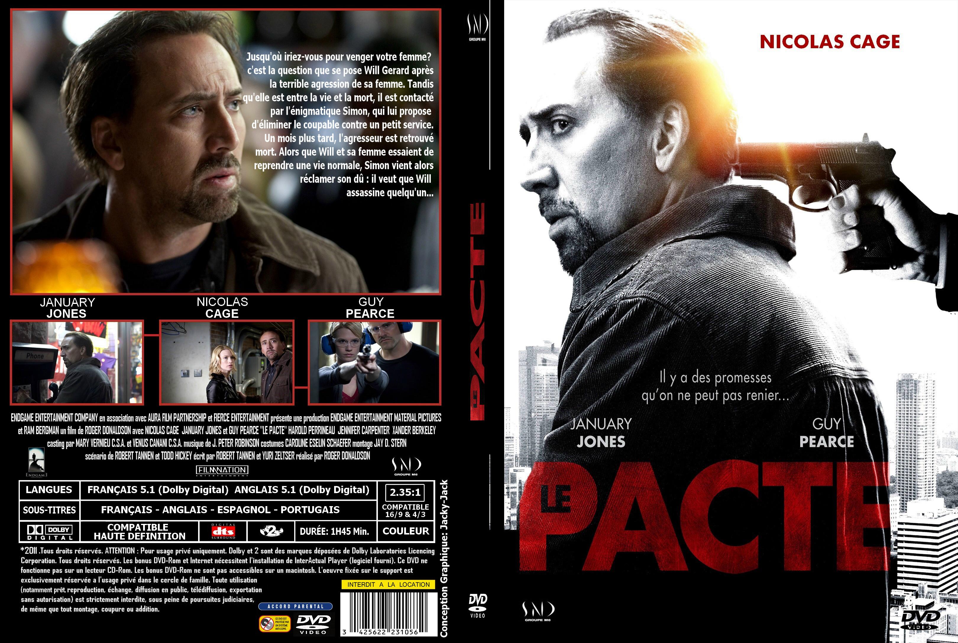 Jaquette DVD Le Pacte custom - SLIM