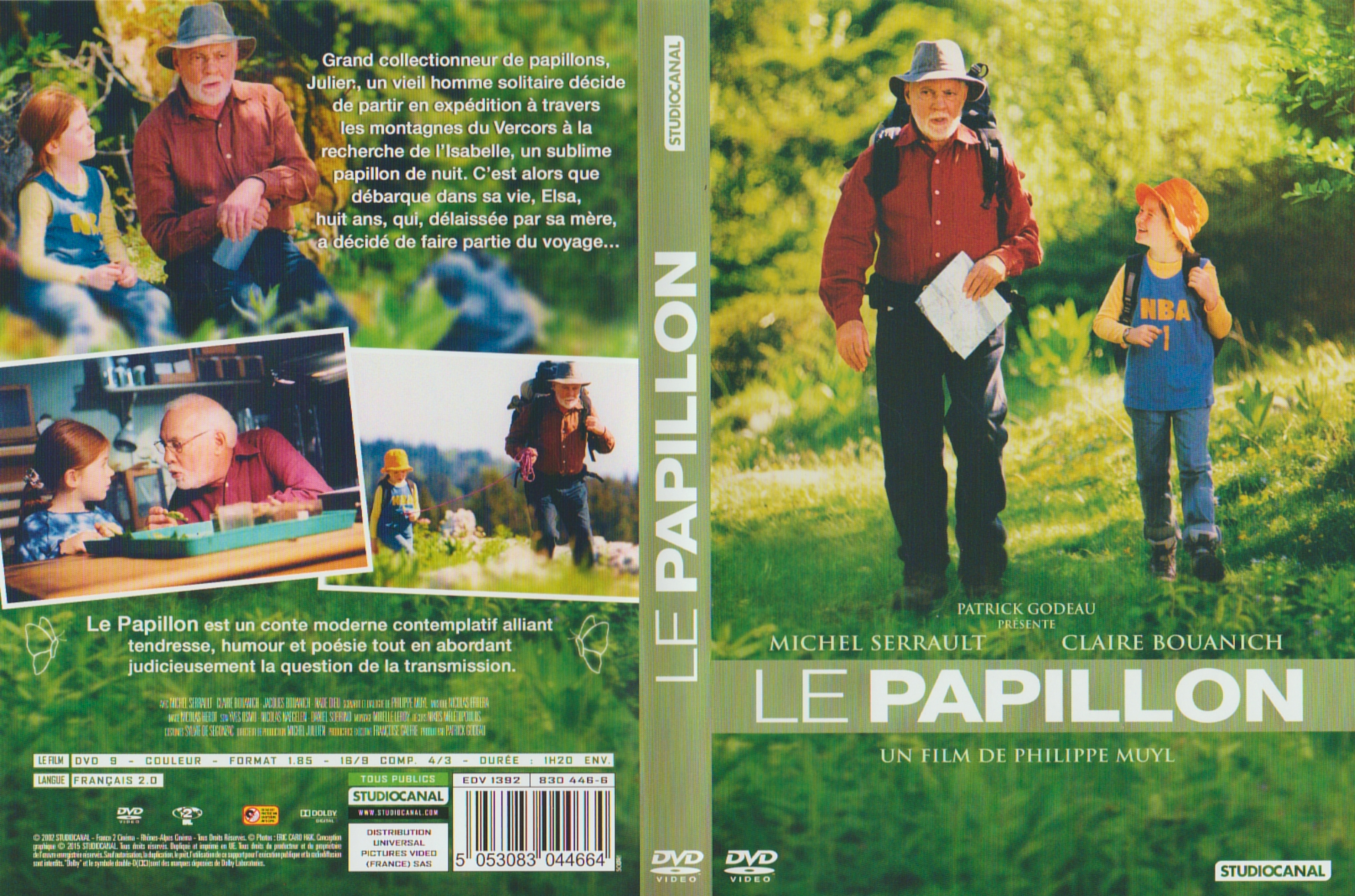 Jaquette DVD Le Papillon v3