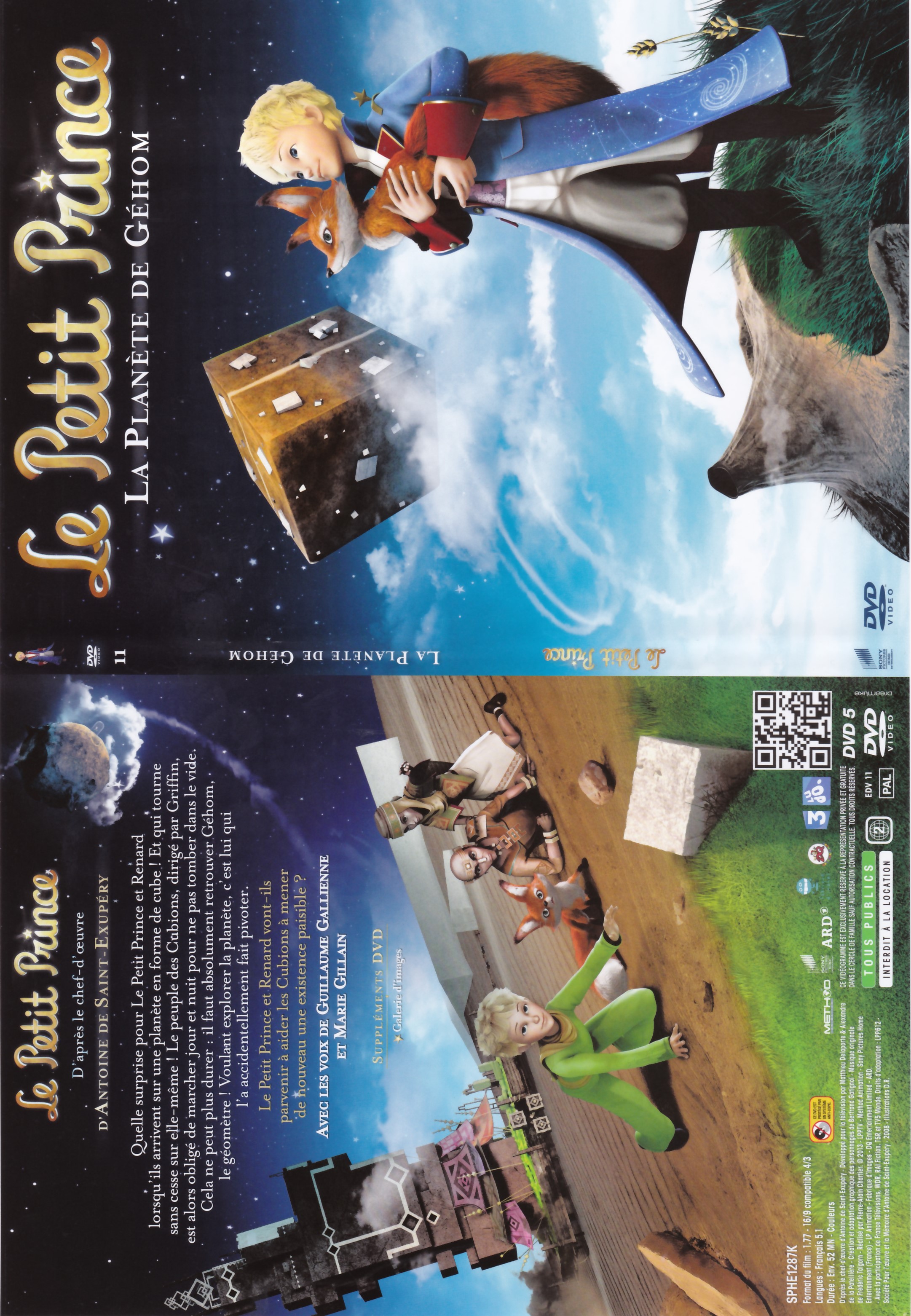 Jaquette DVD Le Petit Prince - 11- La Planete de Gehom