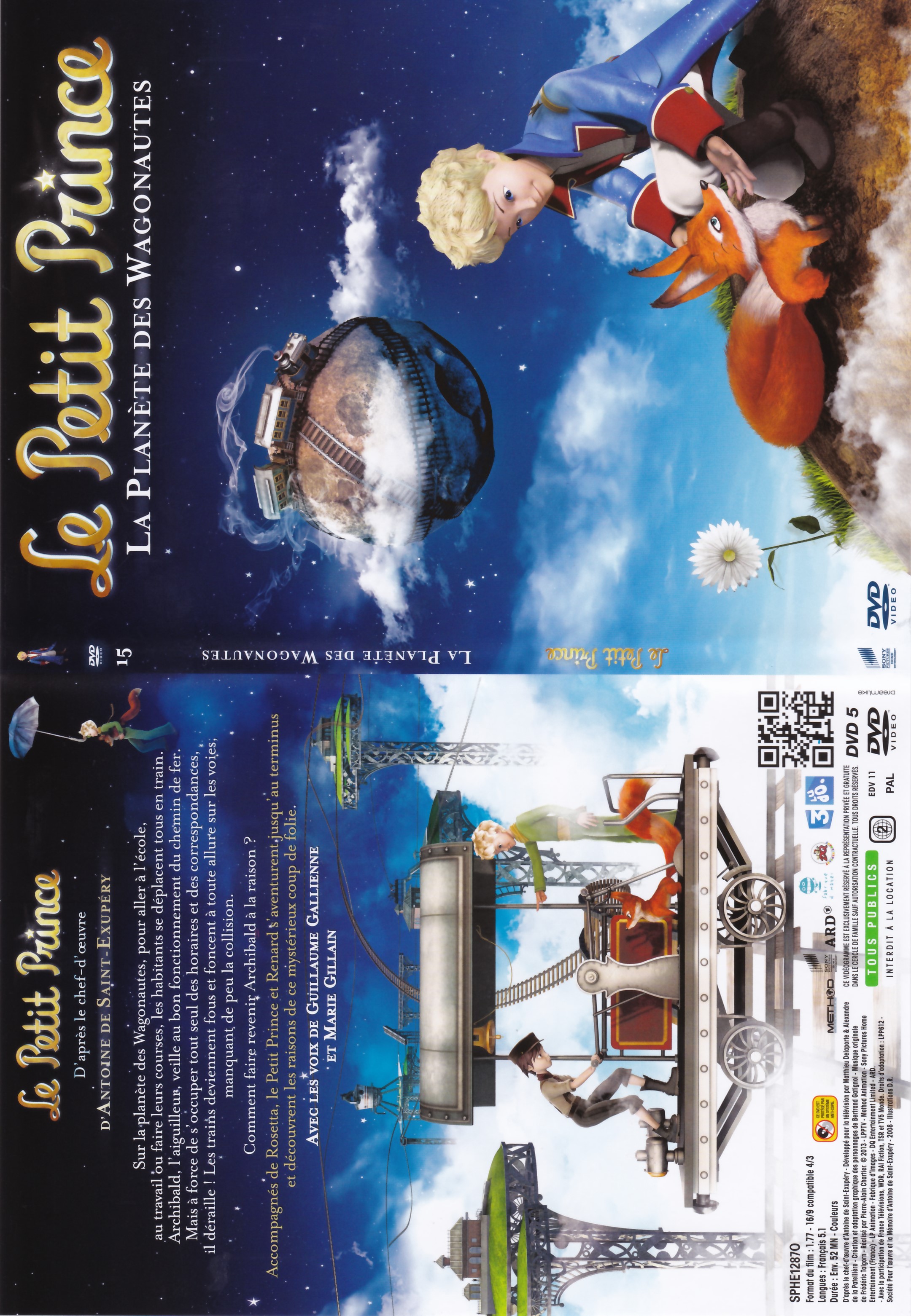 Jaquette DVD Le Petit Prince - 15- La Planete des Wagonautes
