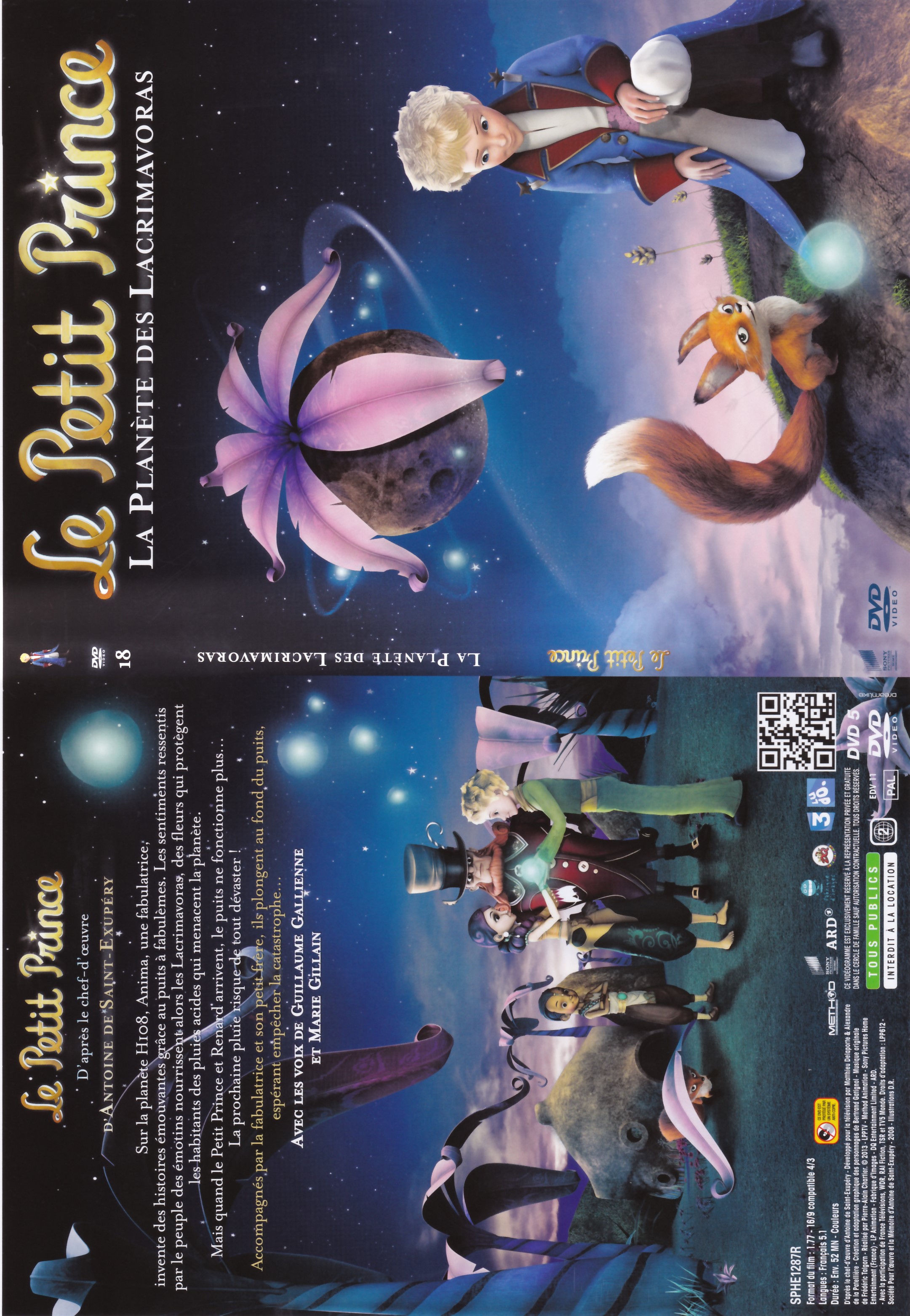 Jaquette DVD Le Petit Prince - 18- La Planete des Lacrimavoras