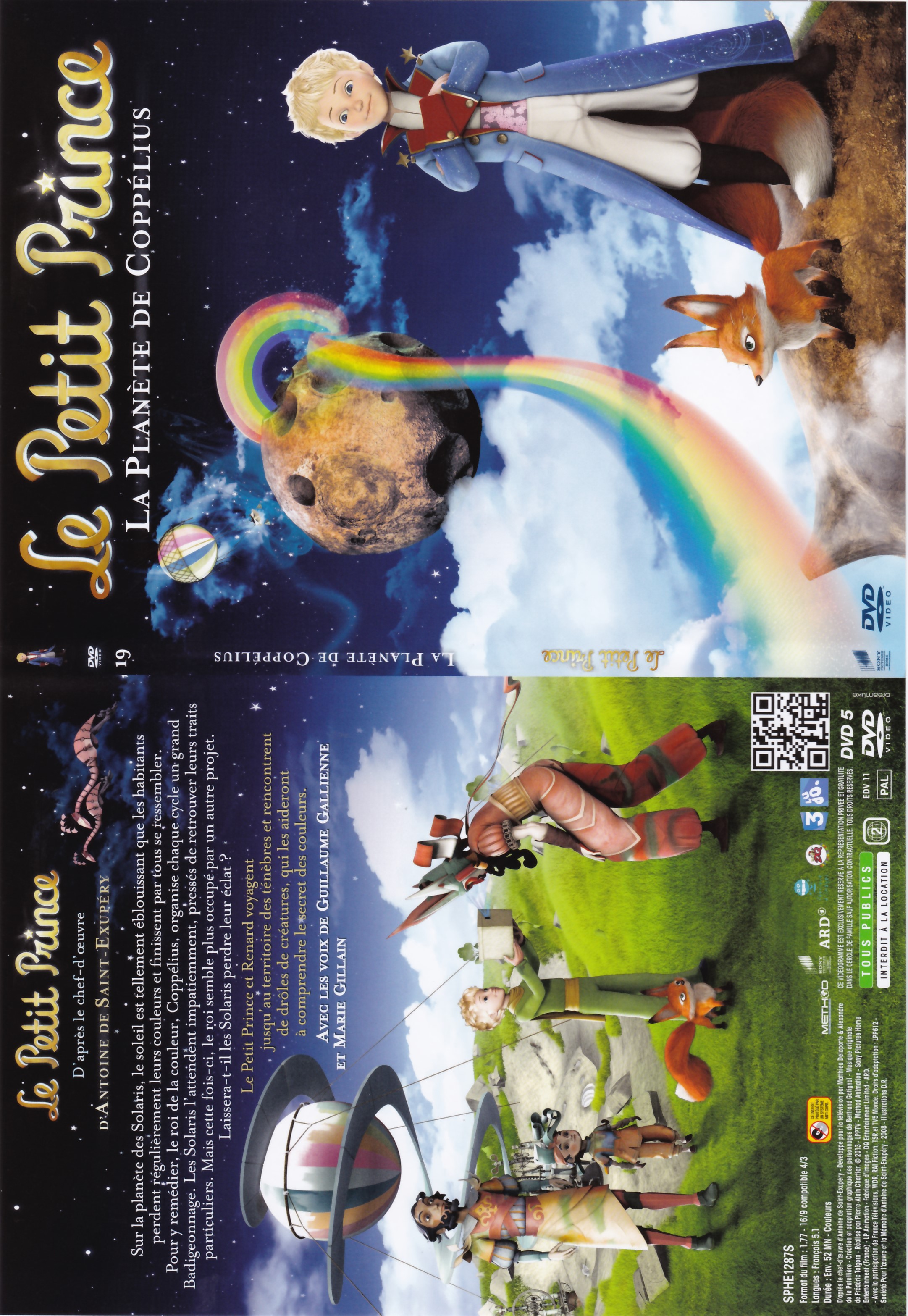 Jaquette DVD Le Petit Prince - 19- La Planete de Coppelius