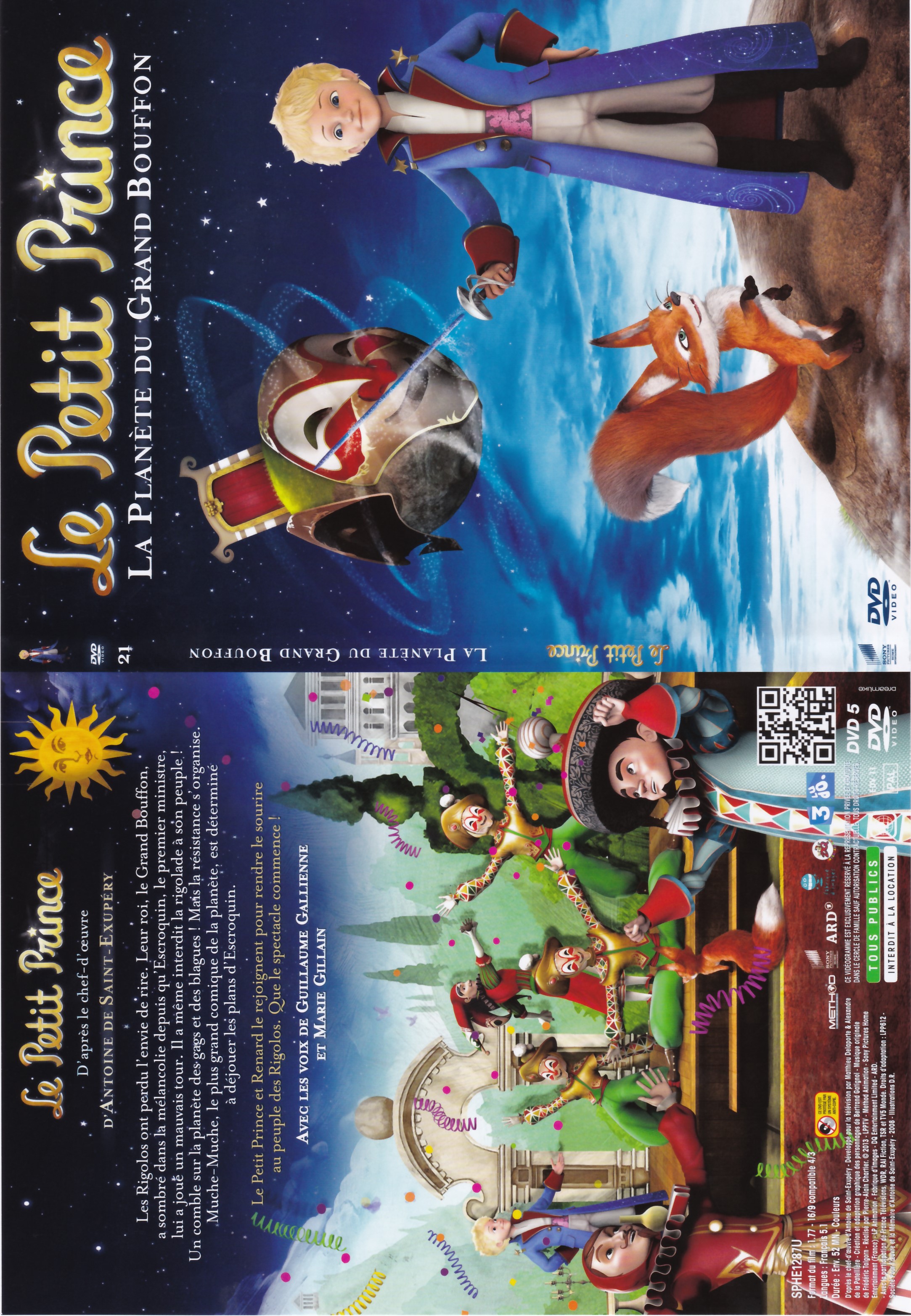 Jaquette DVD Le Petit Prince - 21- La Planete du Grand Bouffon
