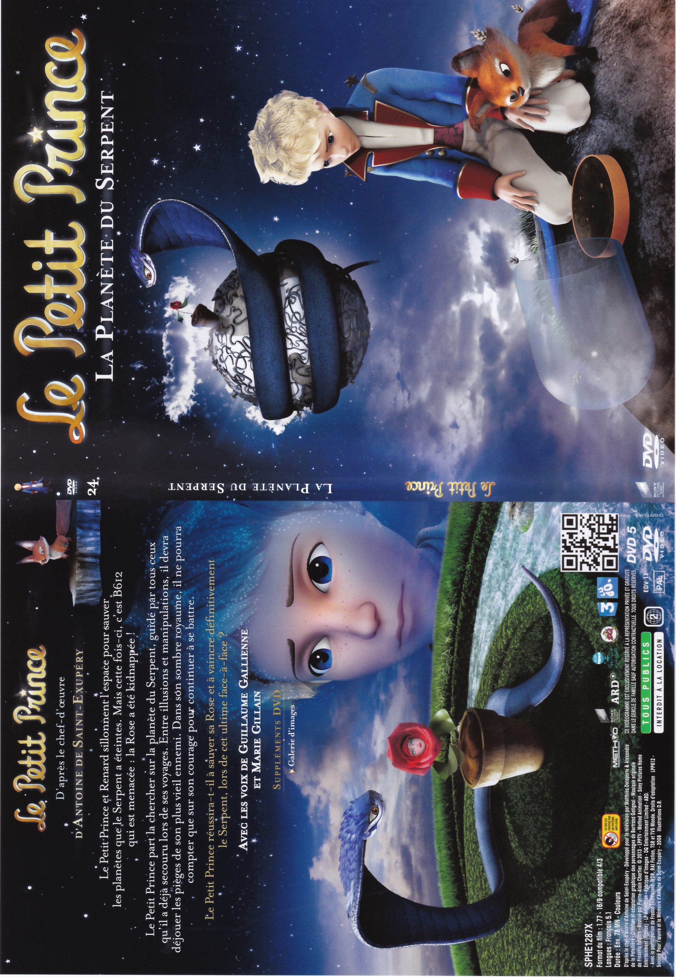 Jaquette DVD Le Petit Prince - 24- La Planete du Serpent