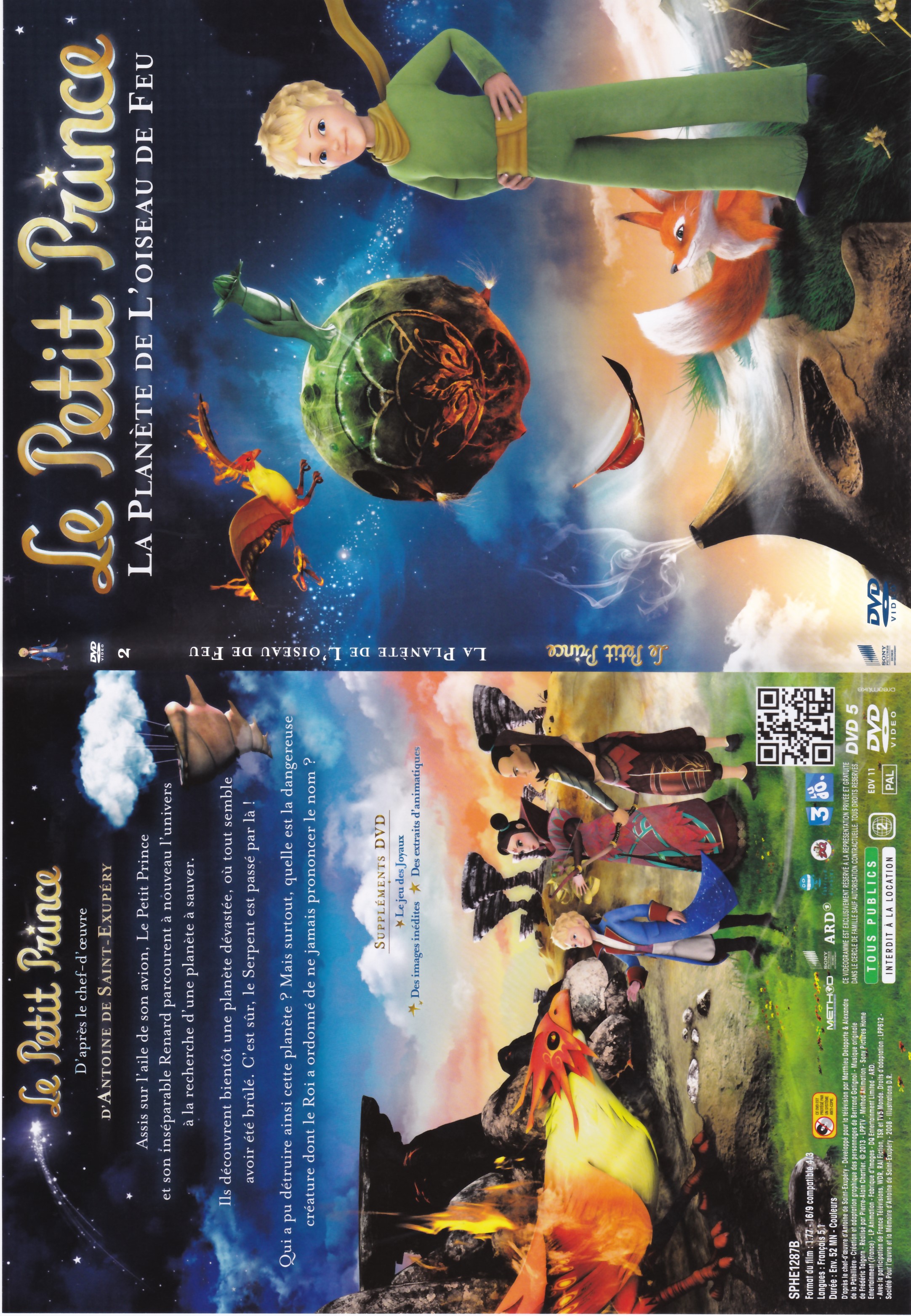 Jaquette DVD Le Petit Prince - 2- La Planete de l