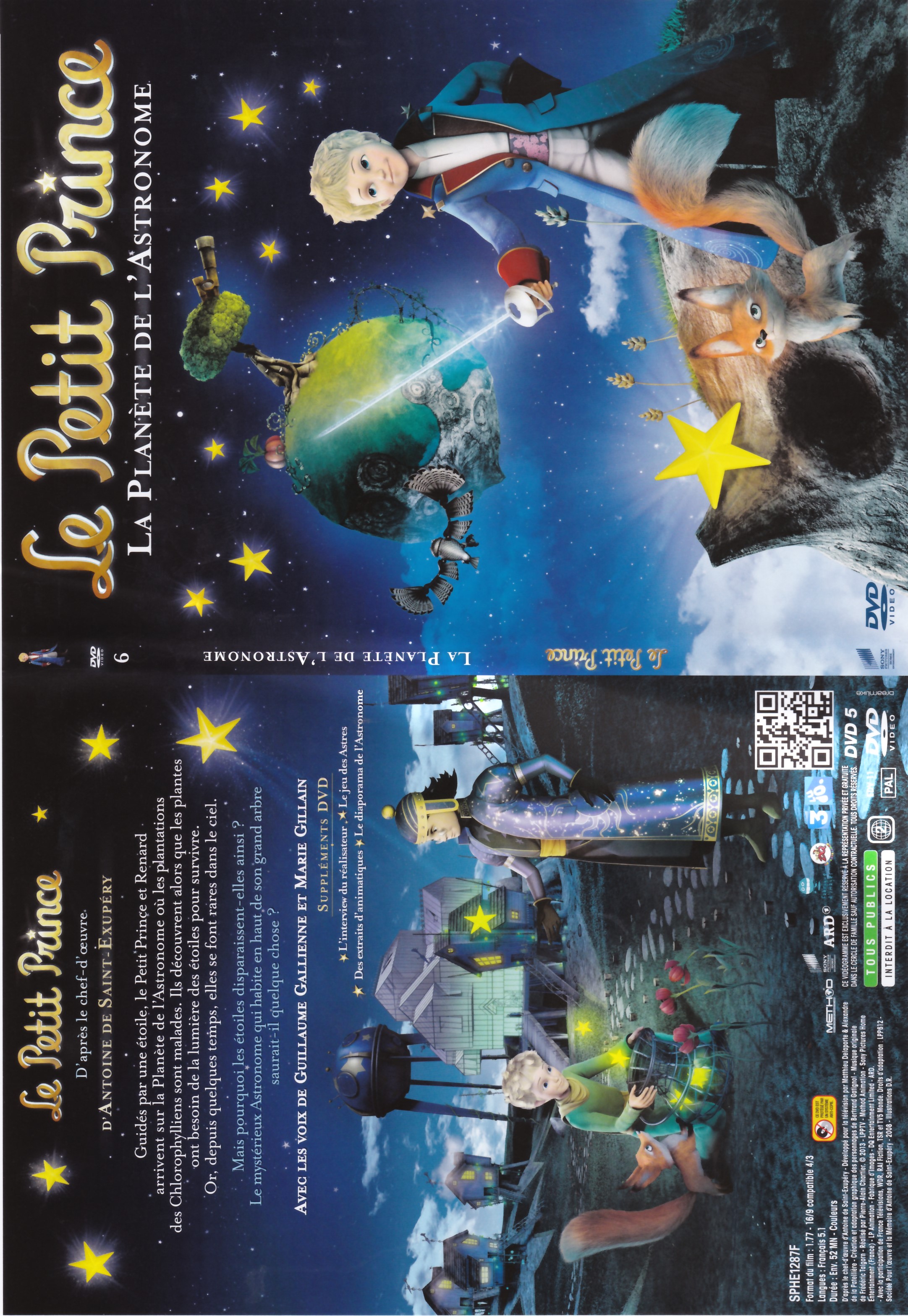 Jaquette DVD Le Petit Prince - 6- La Planete de l
