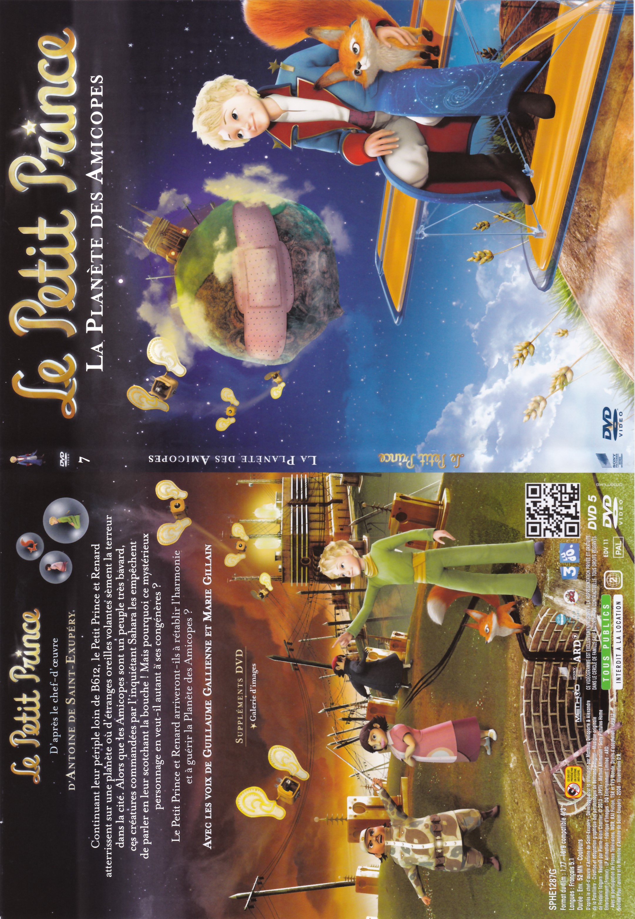 Jaquette DVD Le Petit Prince - 7- La Planete de Amicopes