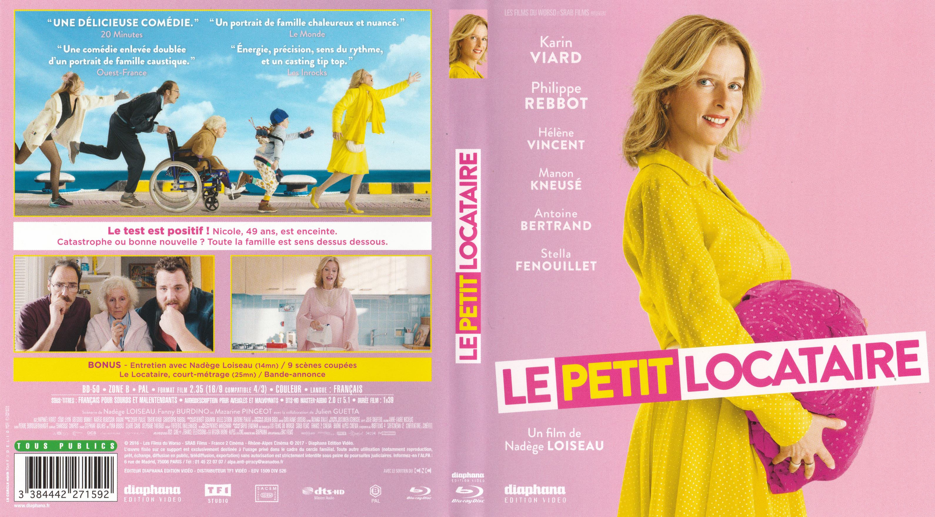 Jaquette DVD Le Petit locataire (BLU-RAY)