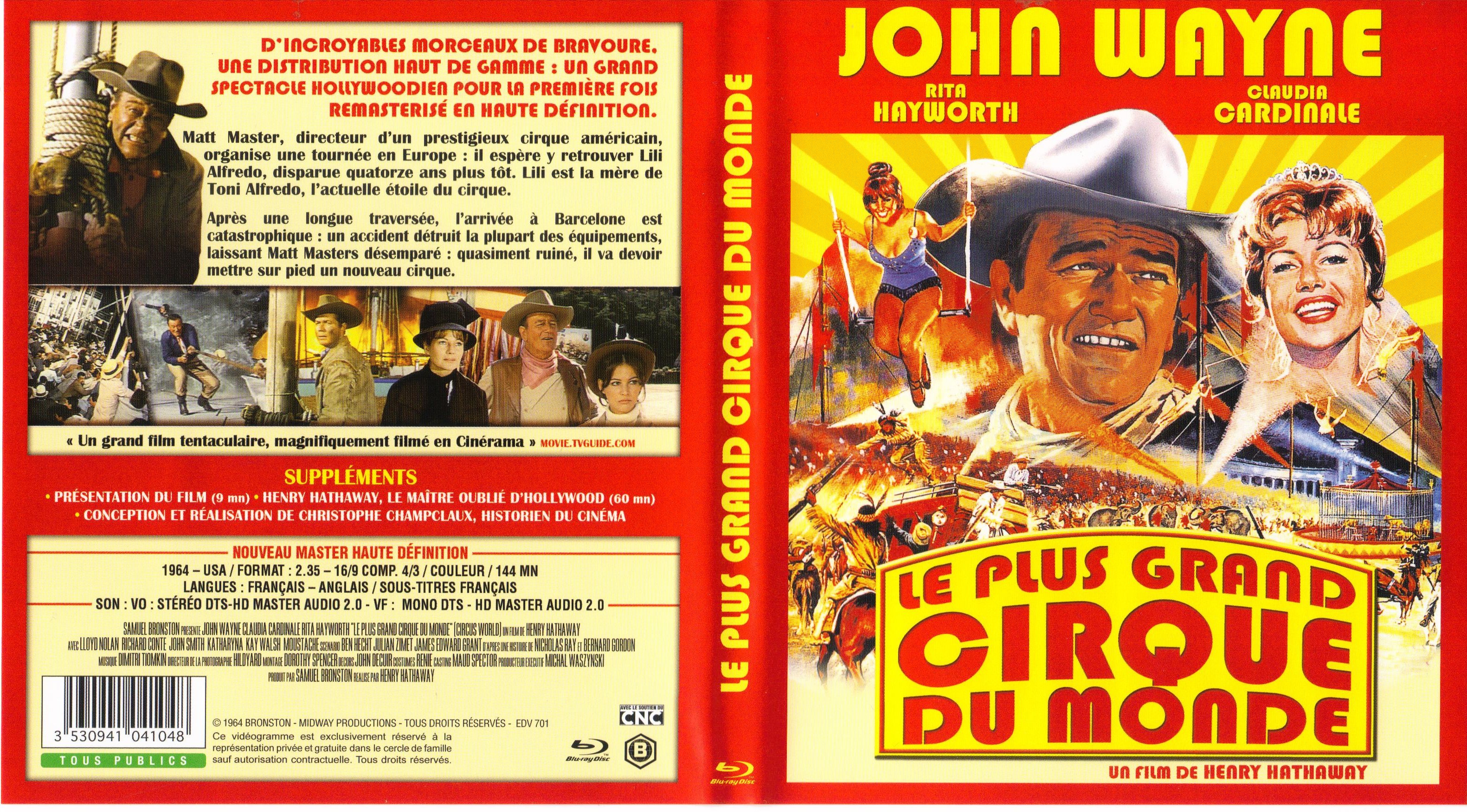 Jaquette DVD Le Plus Grand Cirque du monde (BLU-RAY)