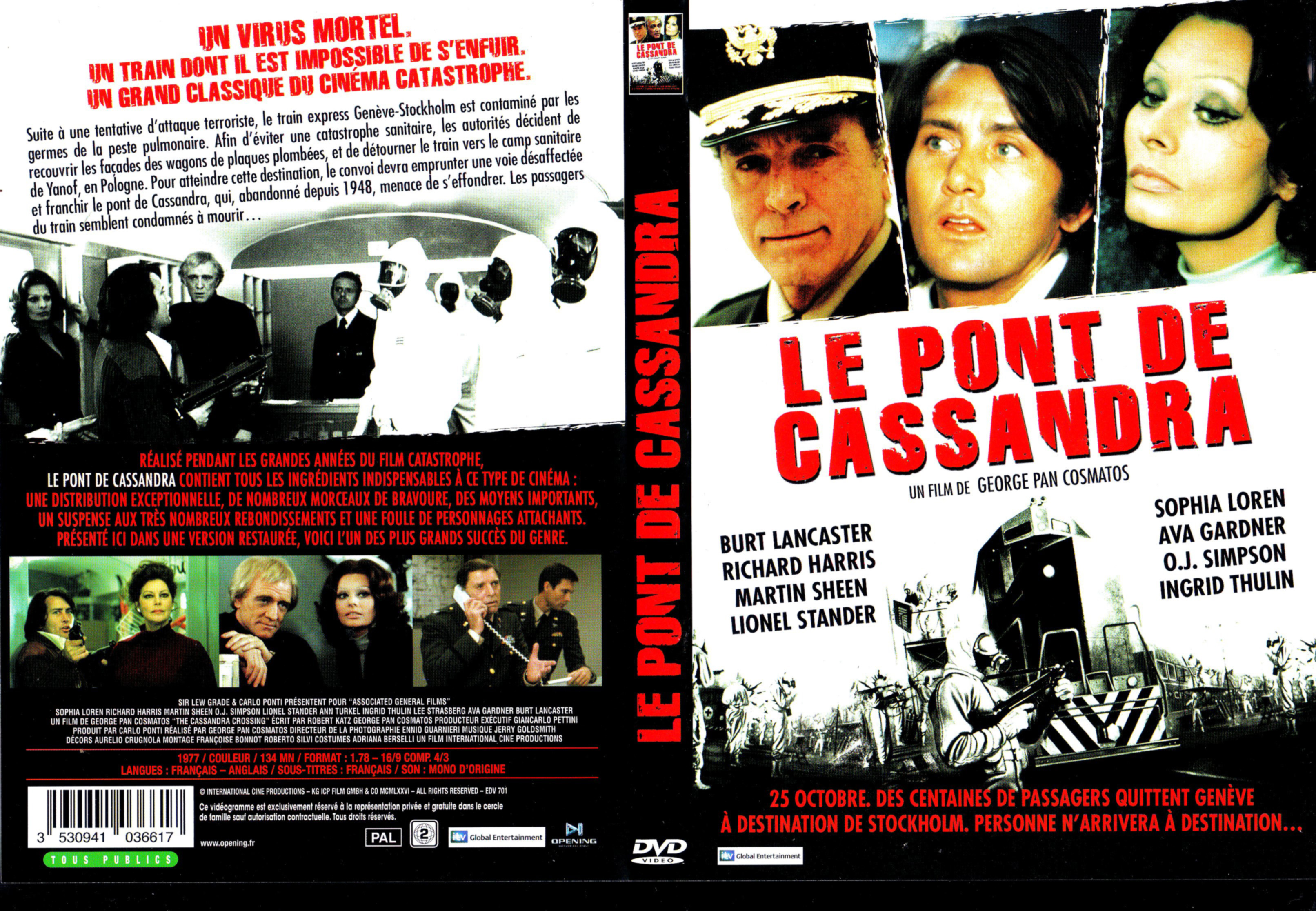 Jaquette DVD Le Pont de Cassandra v2