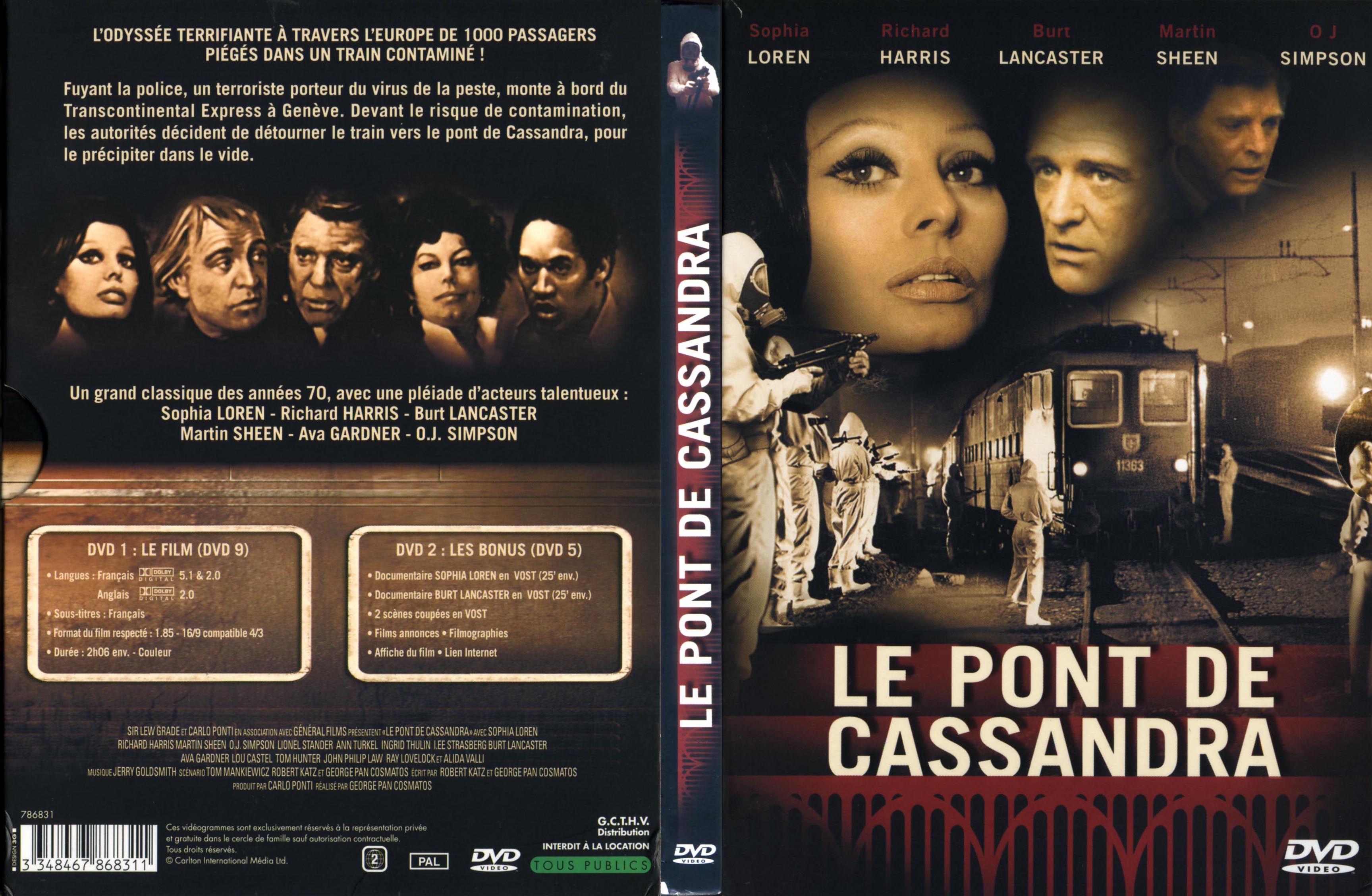 Jaquette DVD Le Pont de Cassandra v3