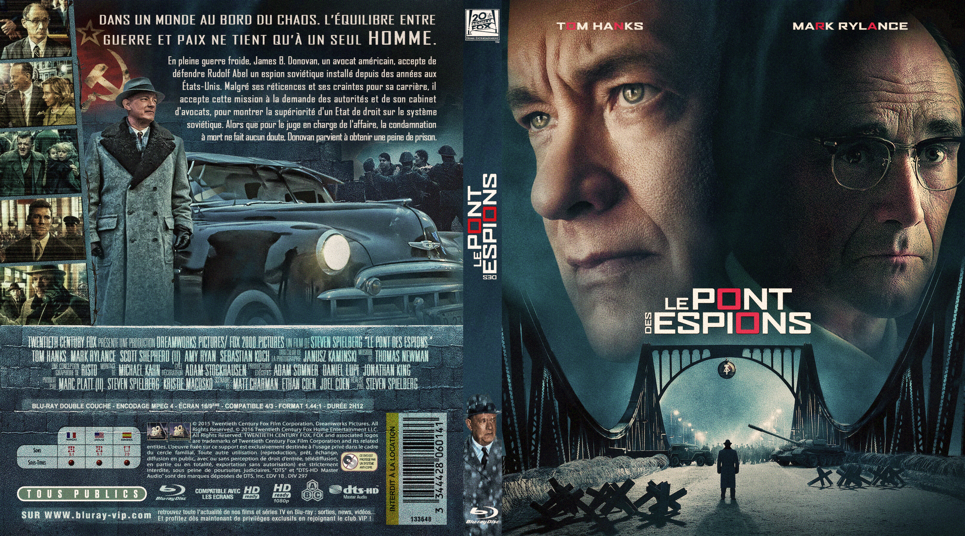 Jaquette DVD Le Pont des Espions (BLU-RAY)