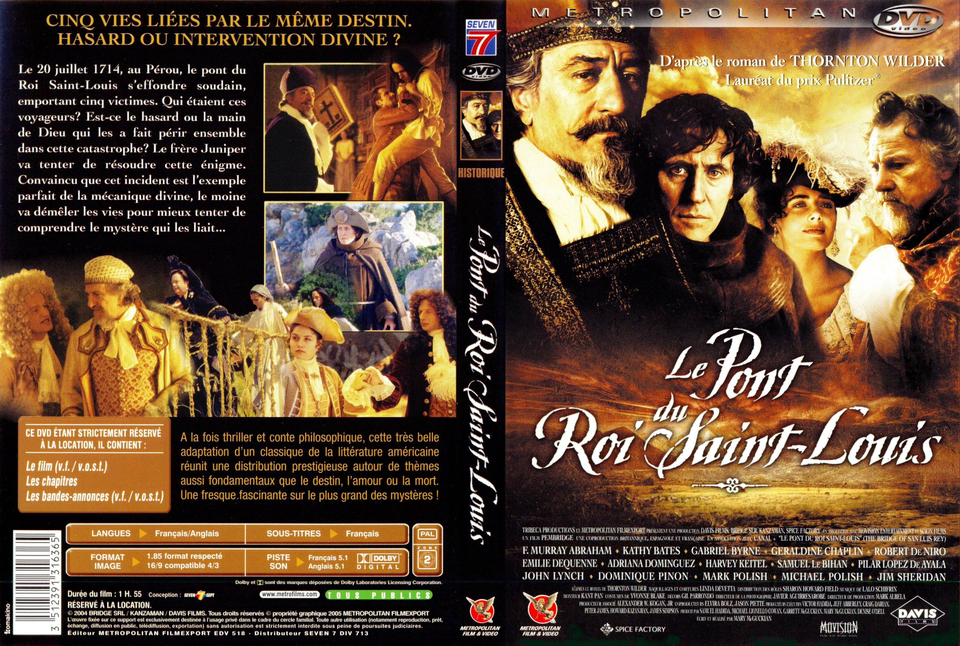 Jaquette DVD Le Pont du roi Saint-Louis