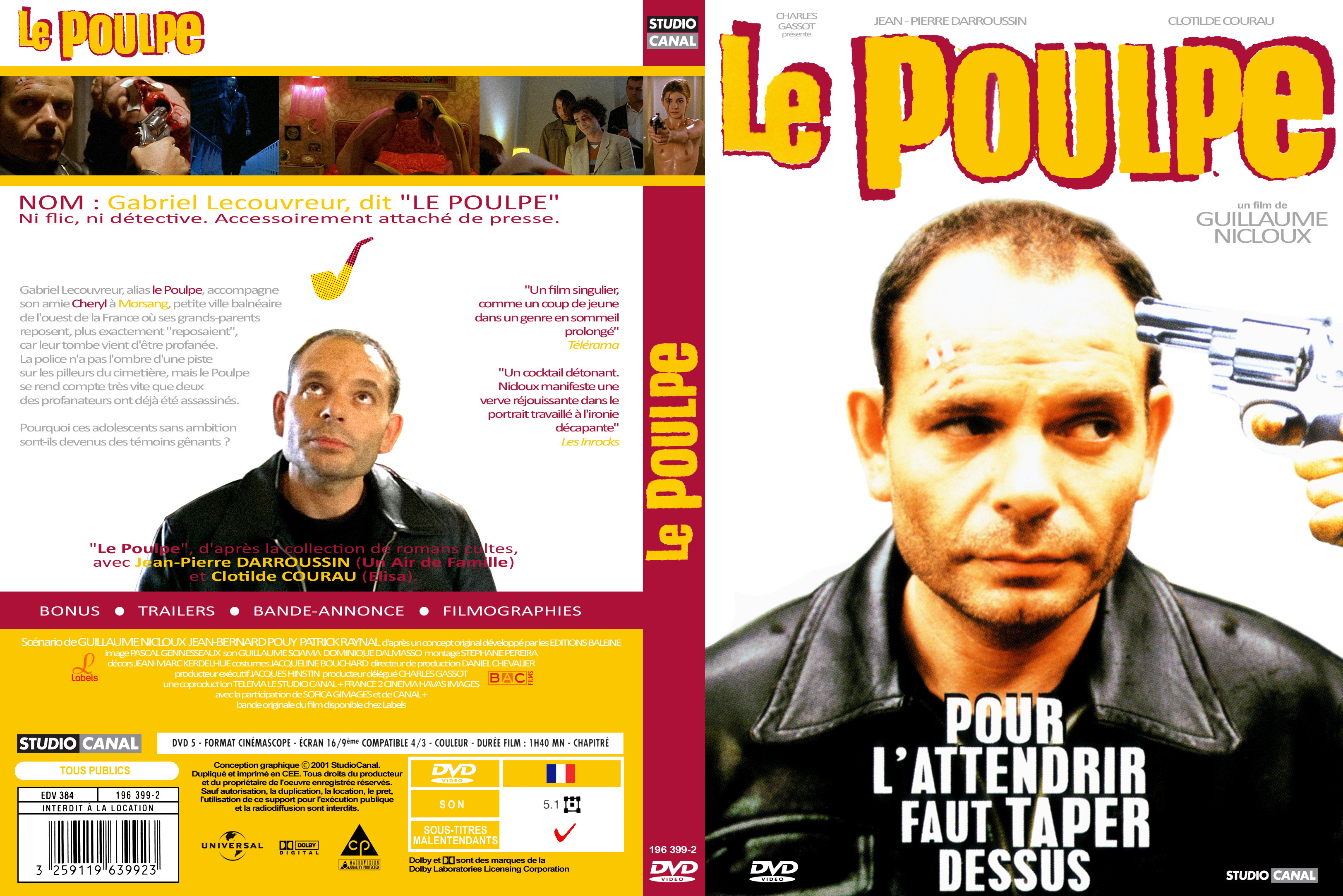 Jaquette DVD Le Poulpe custom