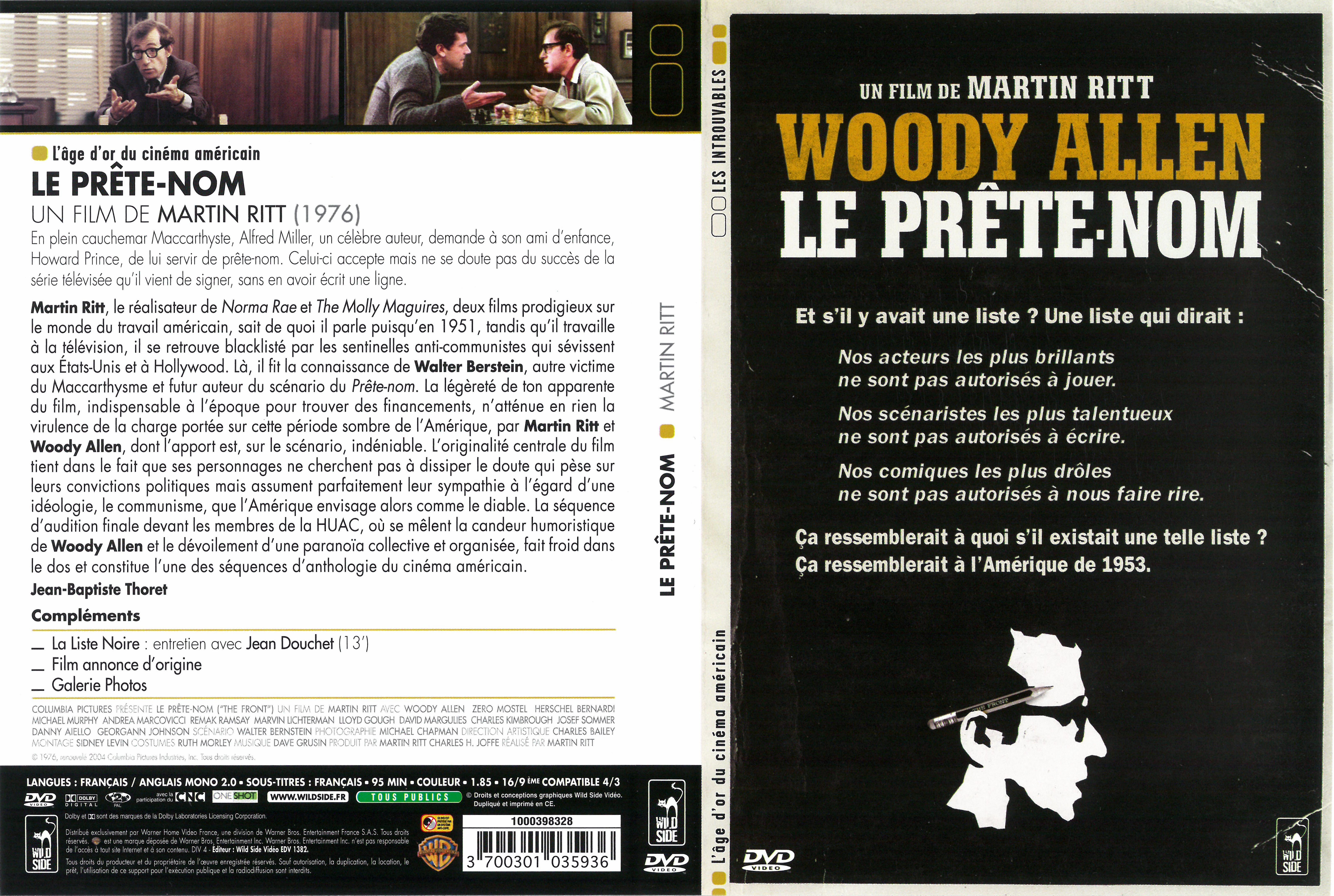 Jaquette DVD Le Prte-nom