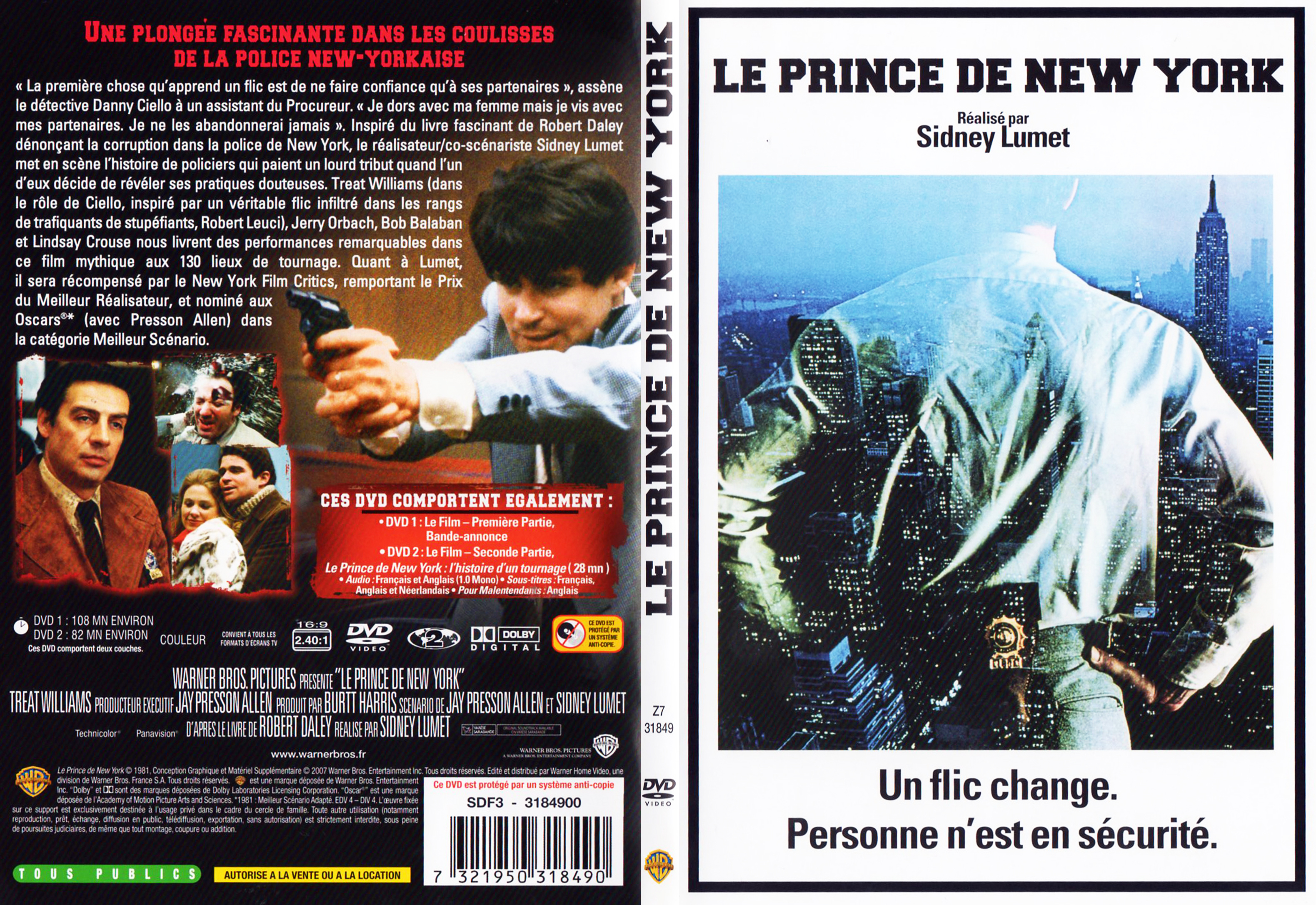 Jaquette DVD Le Prince de New York - SLIM