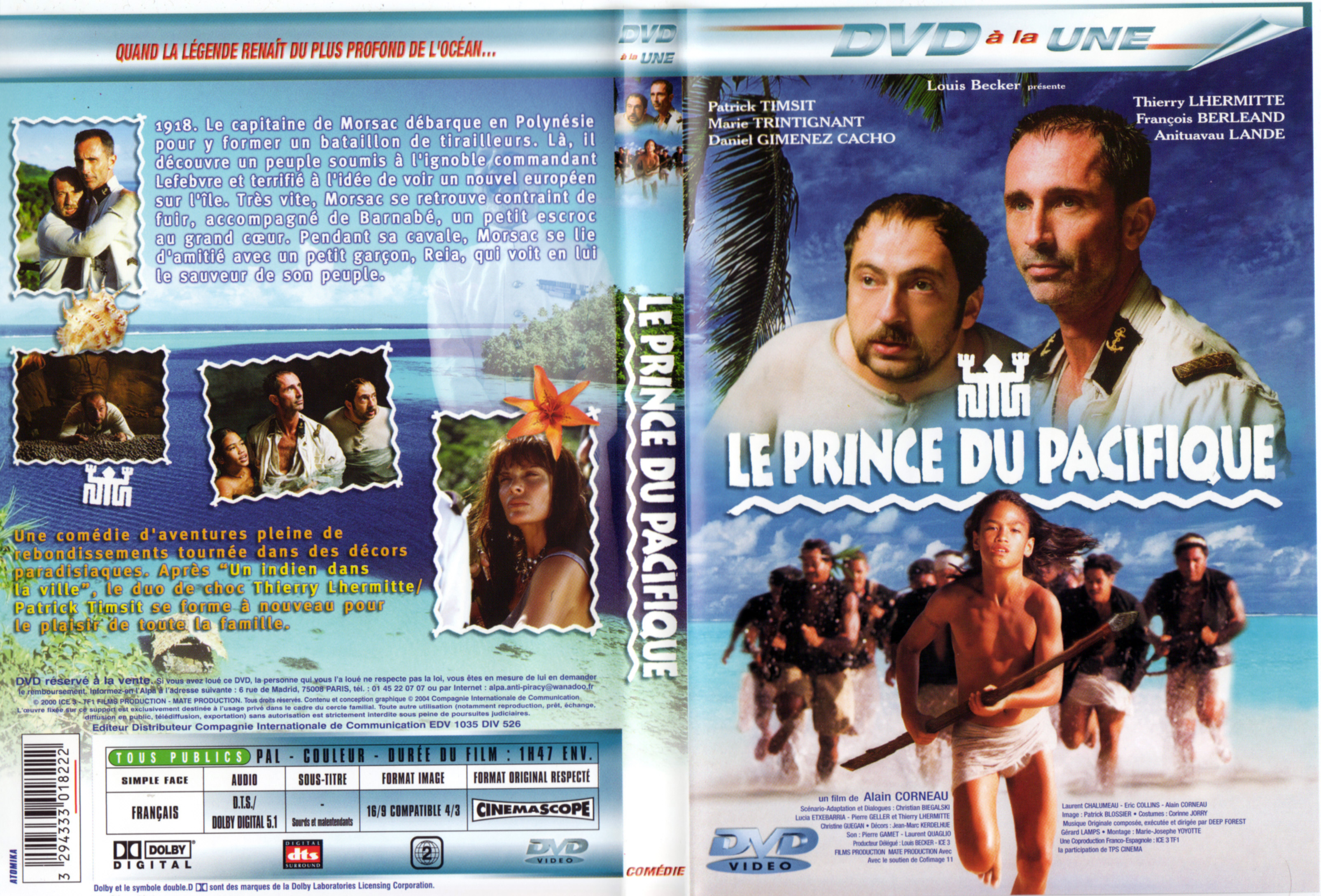 Jaquette DVD Le Prince du Pacifique