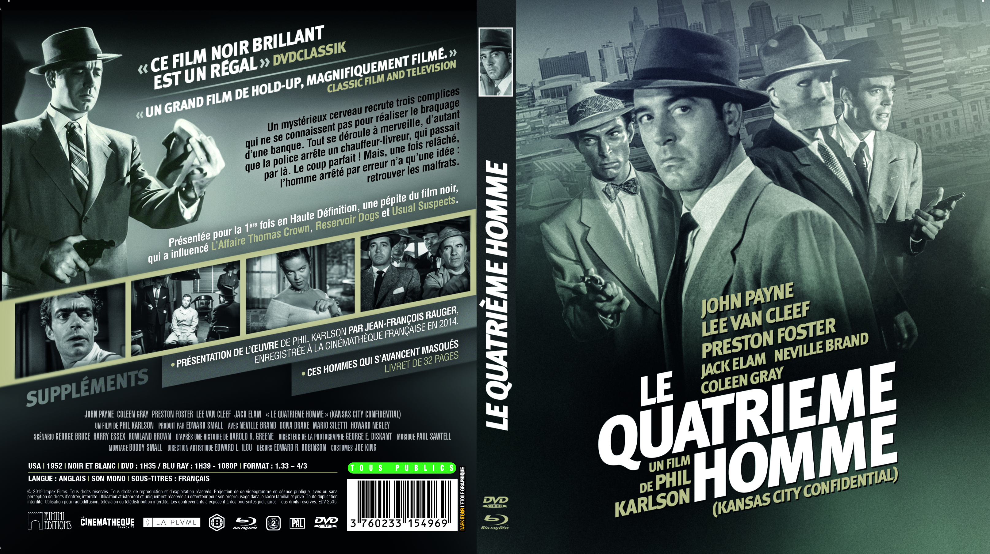 Jaquette DVD Le Quatrime homme (BLU-RAY)