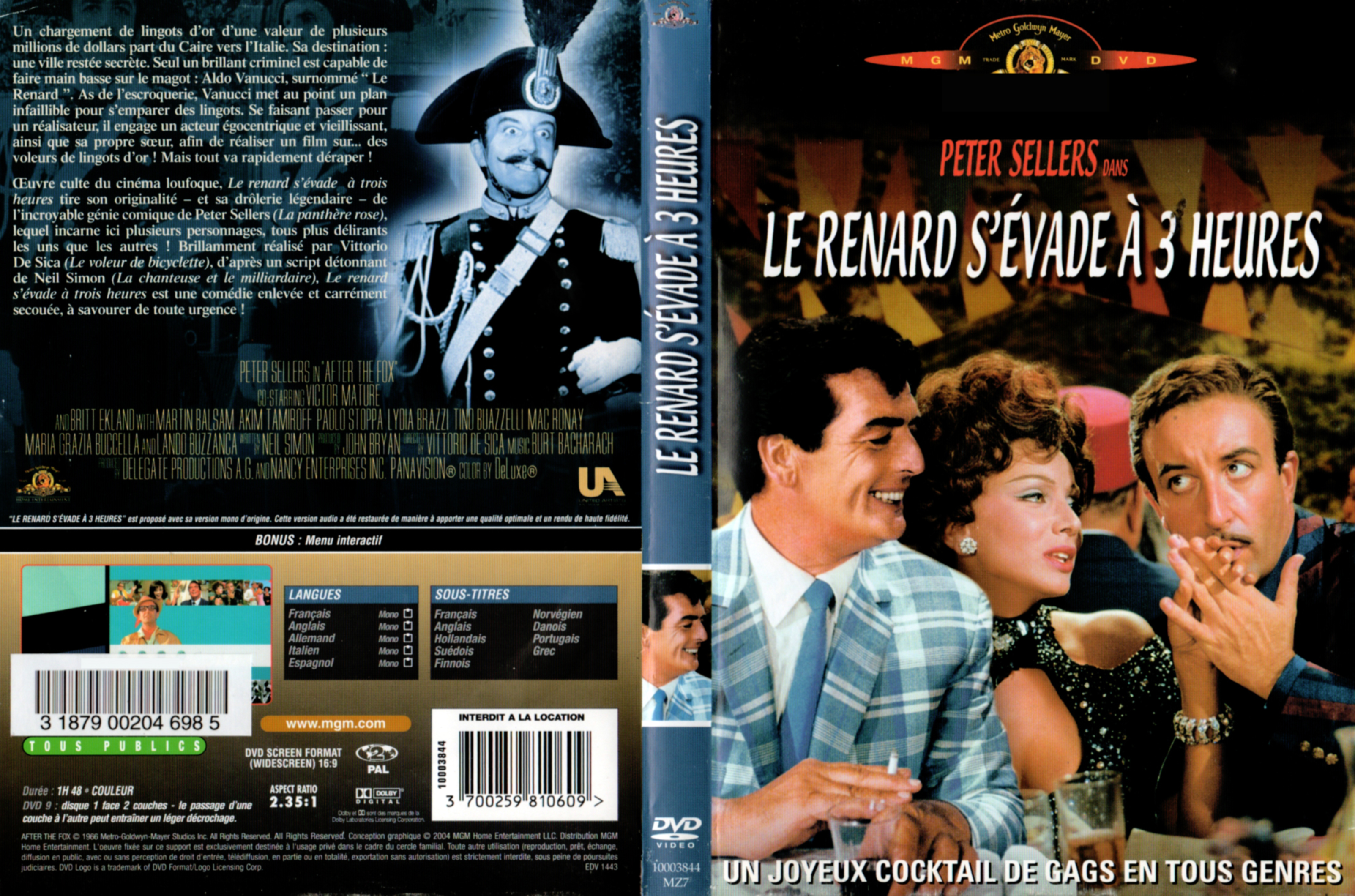 Jaquette DVD Le Renard s