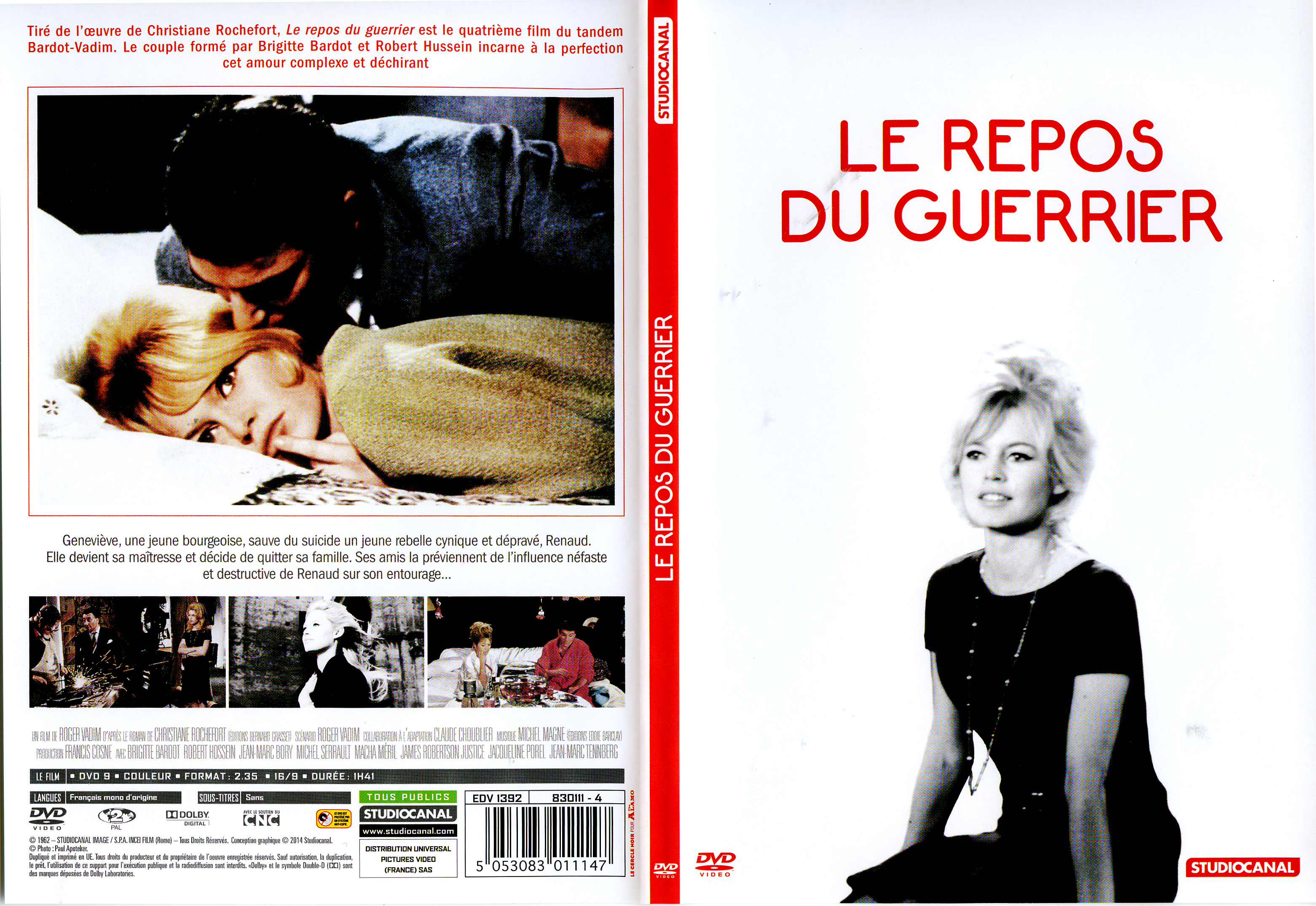 Jaquette DVD Le Repos du guerrier - SLIM
