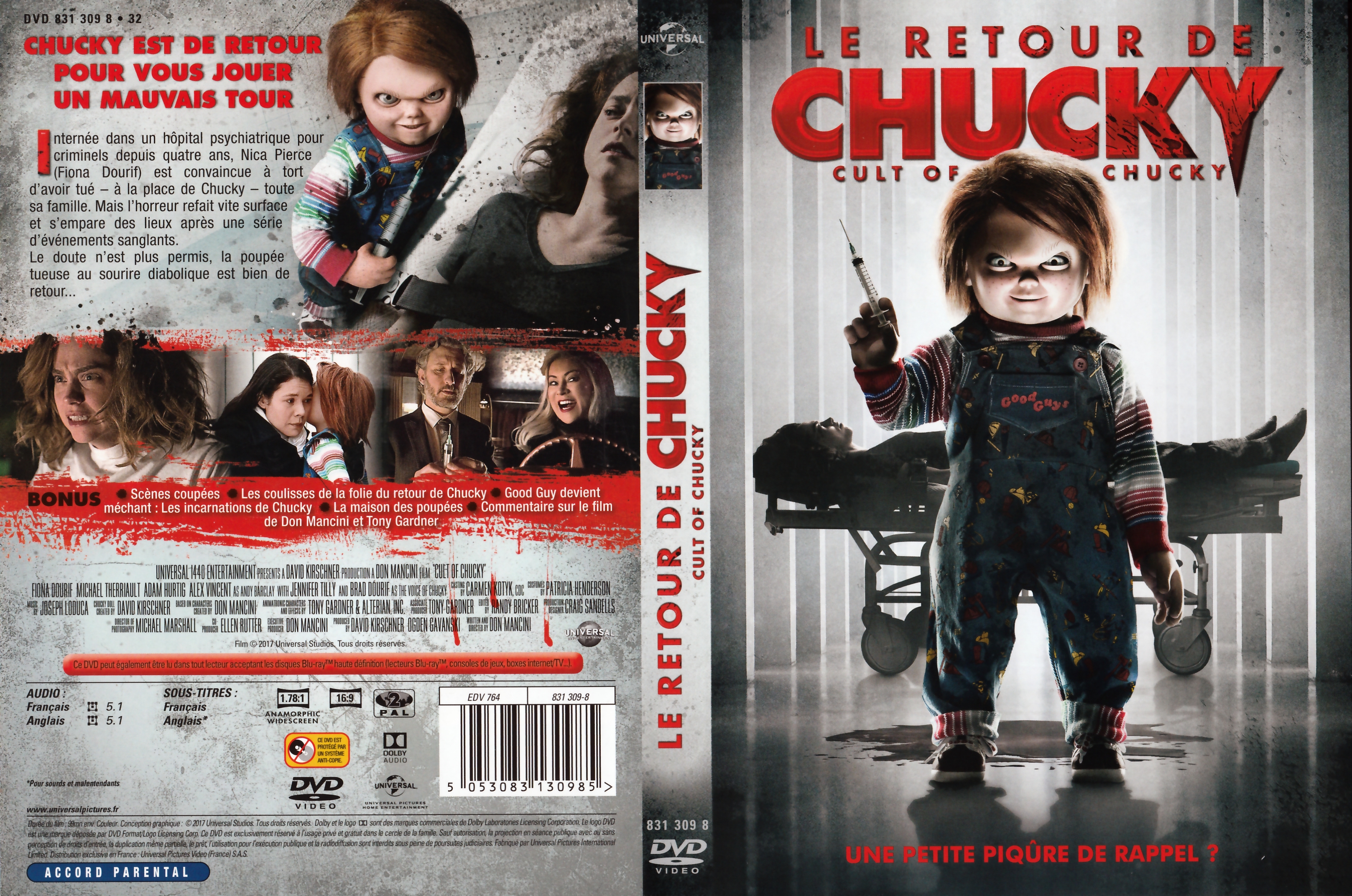 Jaquette DVD Le Retour de Chucky