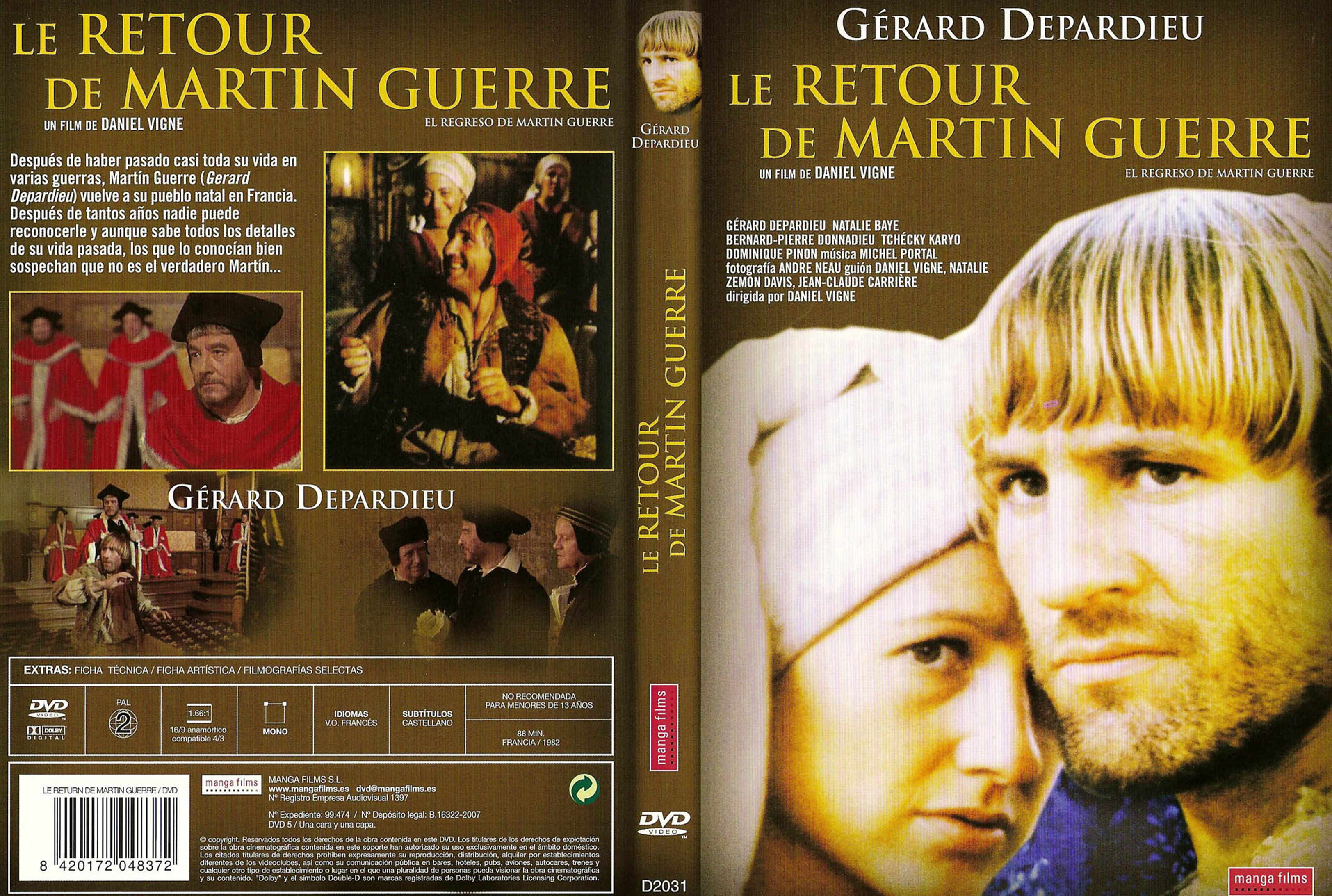 Jaquette DVD Le Retour de Martin Guerre