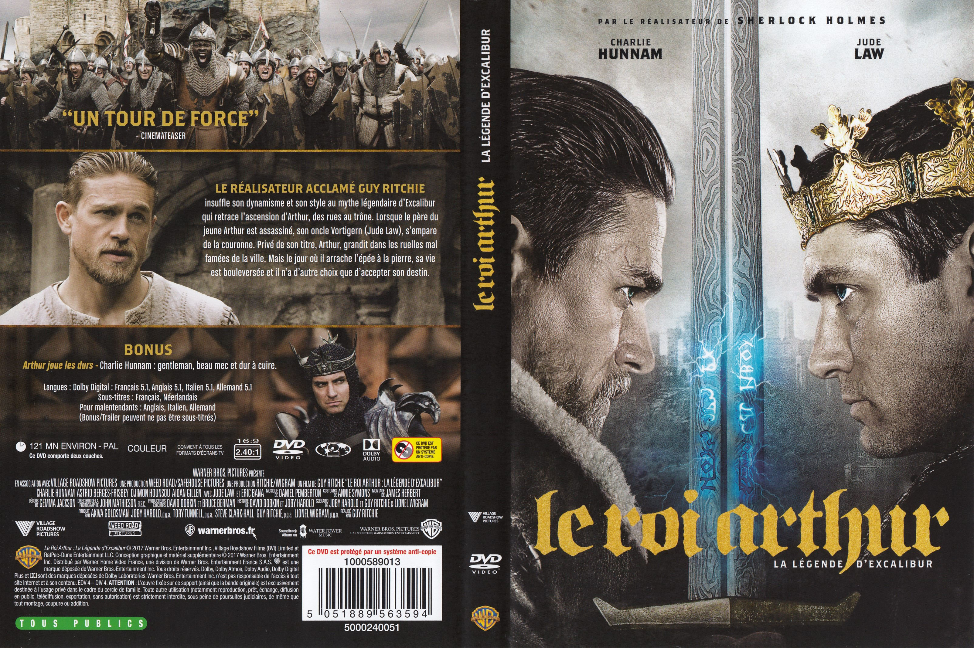 Jaquette DVD Le Roi Arthur: La Lgende d