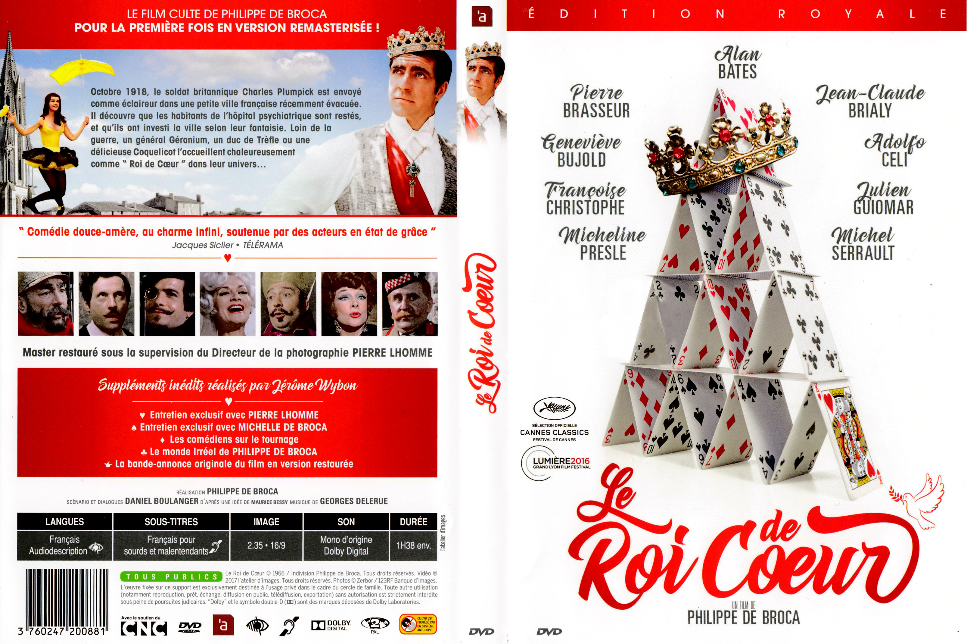 Jaquette DVD Le Roi de coeur