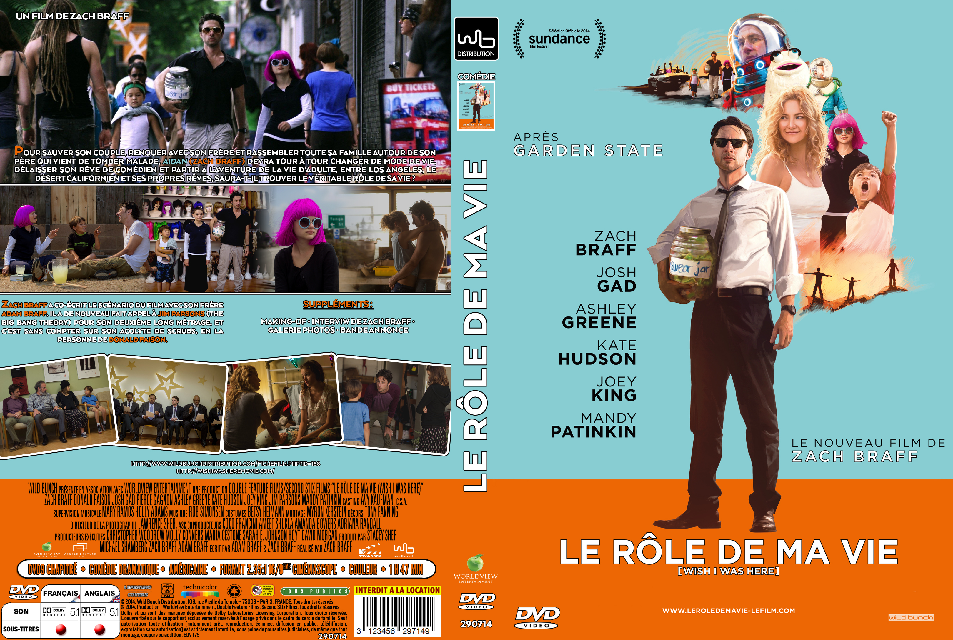 Jaquette DVD Le Rle de Ma Vie custom