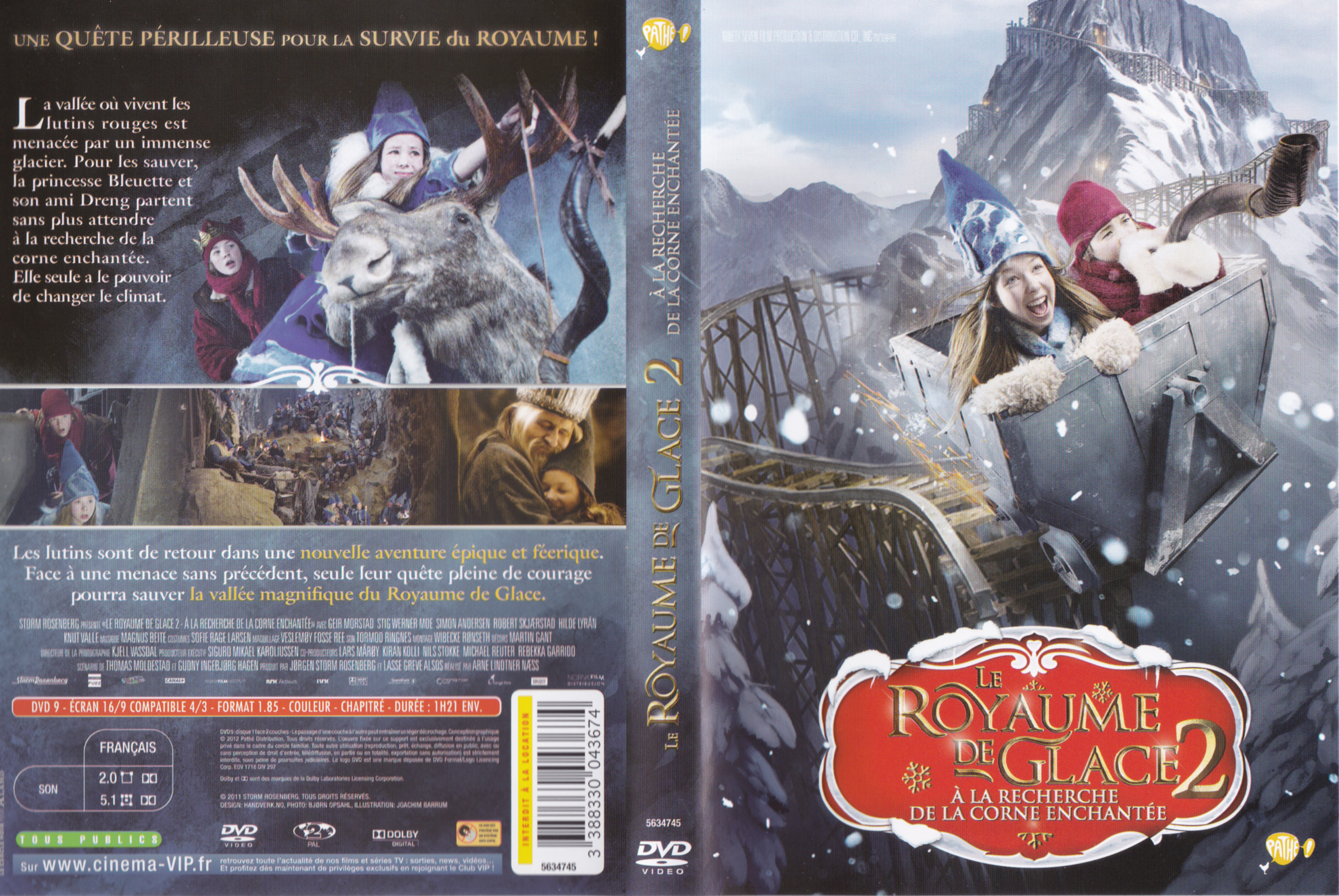 Jaquette DVD Le Royaume de glace a la recherche de la corne enchantee