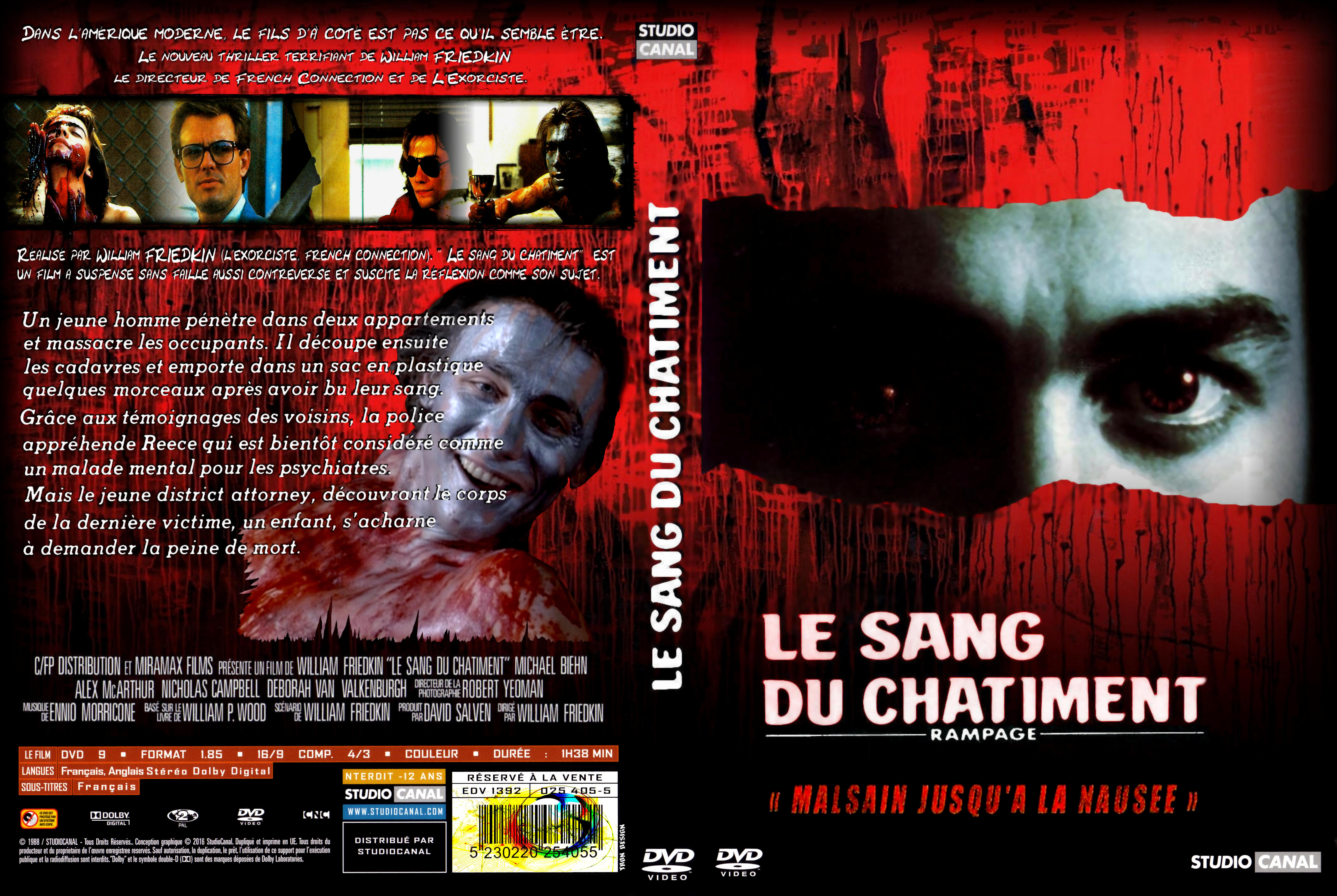Jaquette DVD Le Sang du chtiment custom