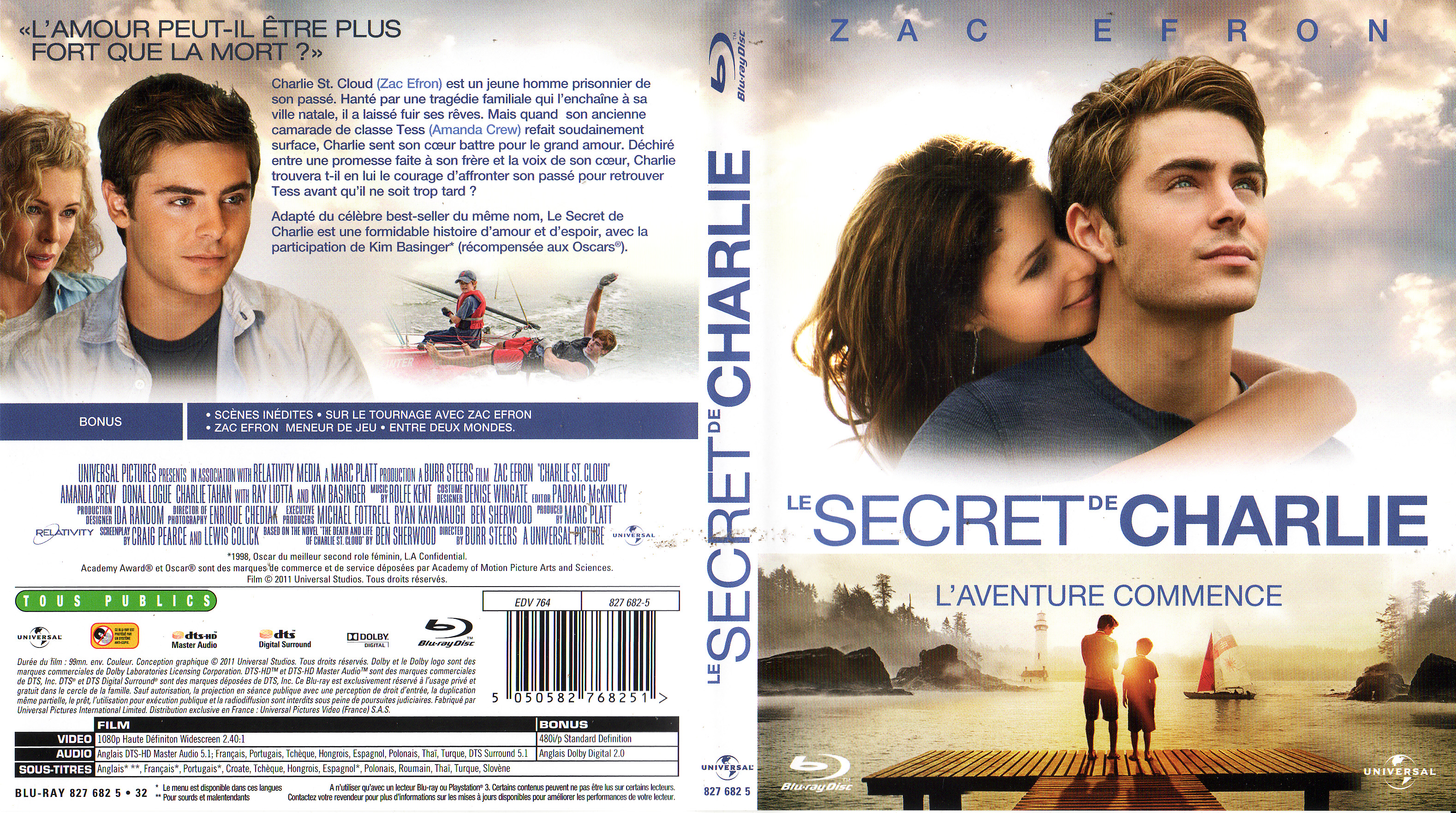 Jaquette DVD Le Secret de Charlie (BLU-RAY)
