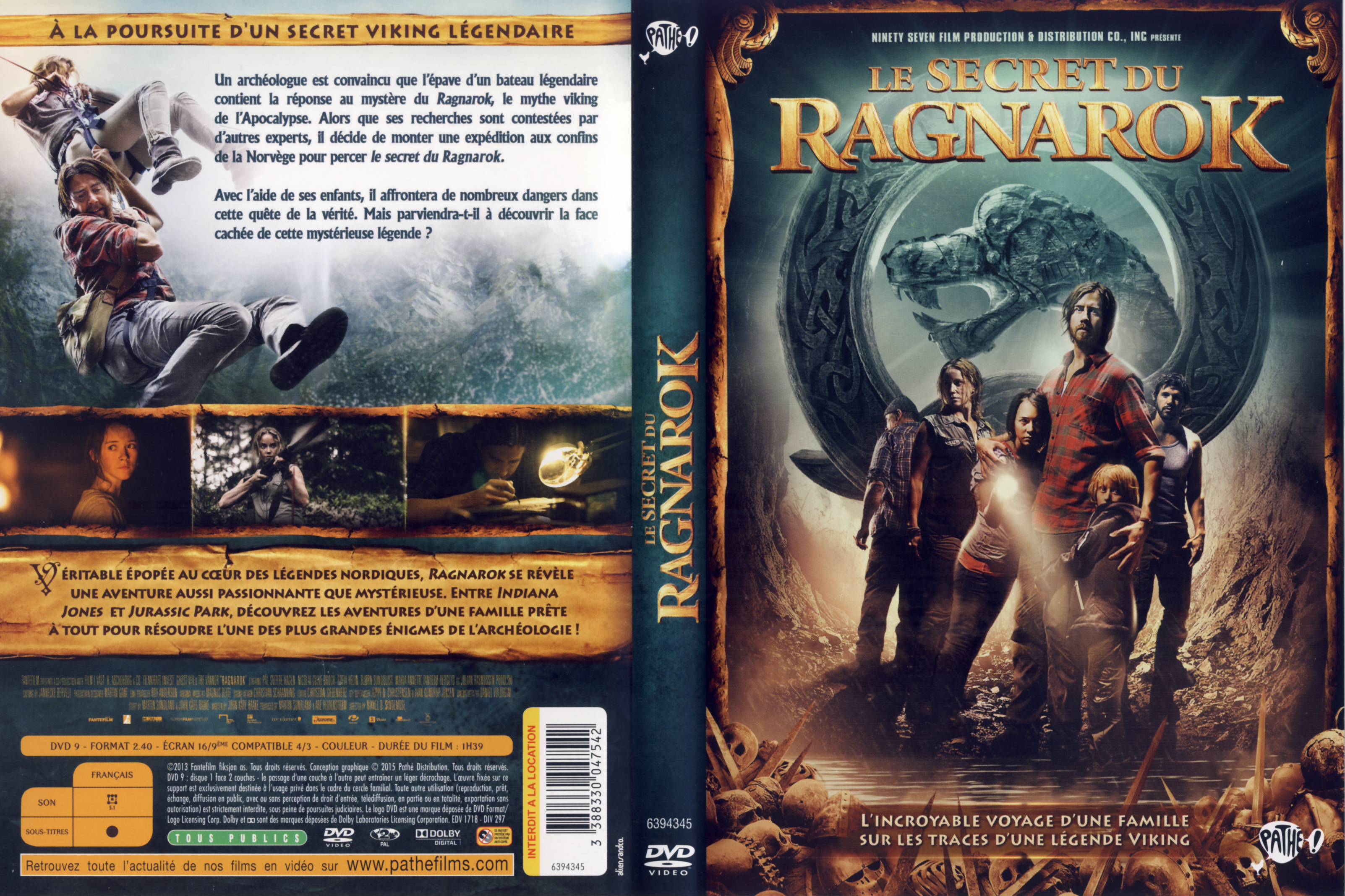 Jaquette DVD Le Secret du Ragnarok
