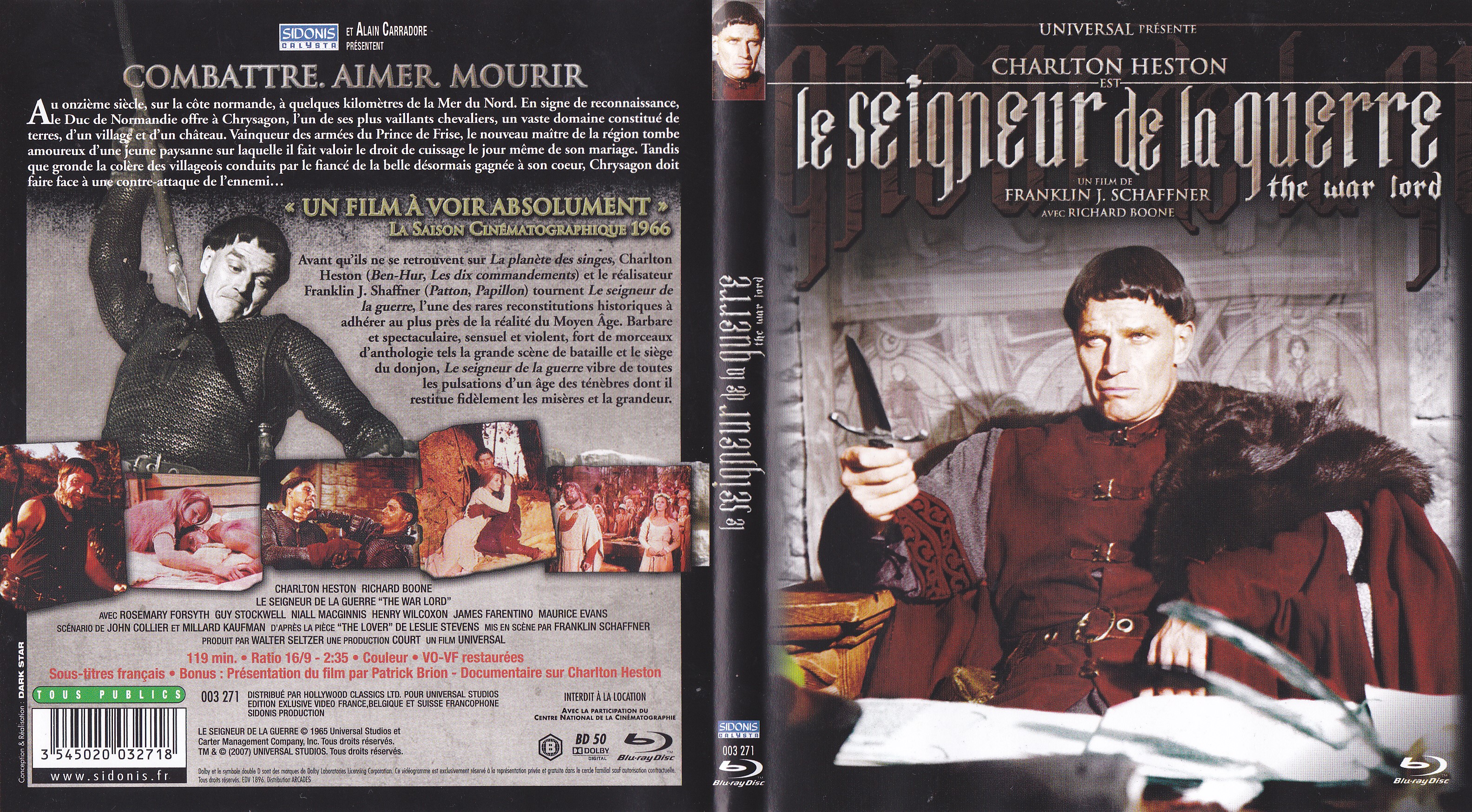 Jaquette DVD Le Seigneur de la guerre (BLU-RAY)